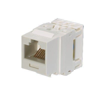 Conector Jack Estilo 110 (de Impacto), Tipo Keystone, Categoría 6, de 8 posiciones y 8 cables, Color Blanco NK688MWH - PANDUIT