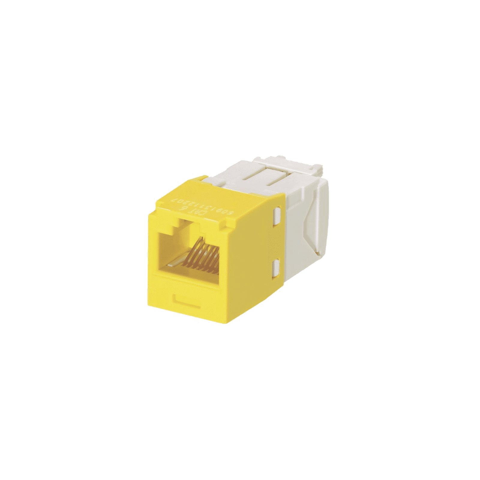 Conector Jack RJ45 Estilo TG, Mini-Com, Categoría 6, de 8 posiciones y 8 cables, Color Amarillo CJ688TGYL - PANDUIT