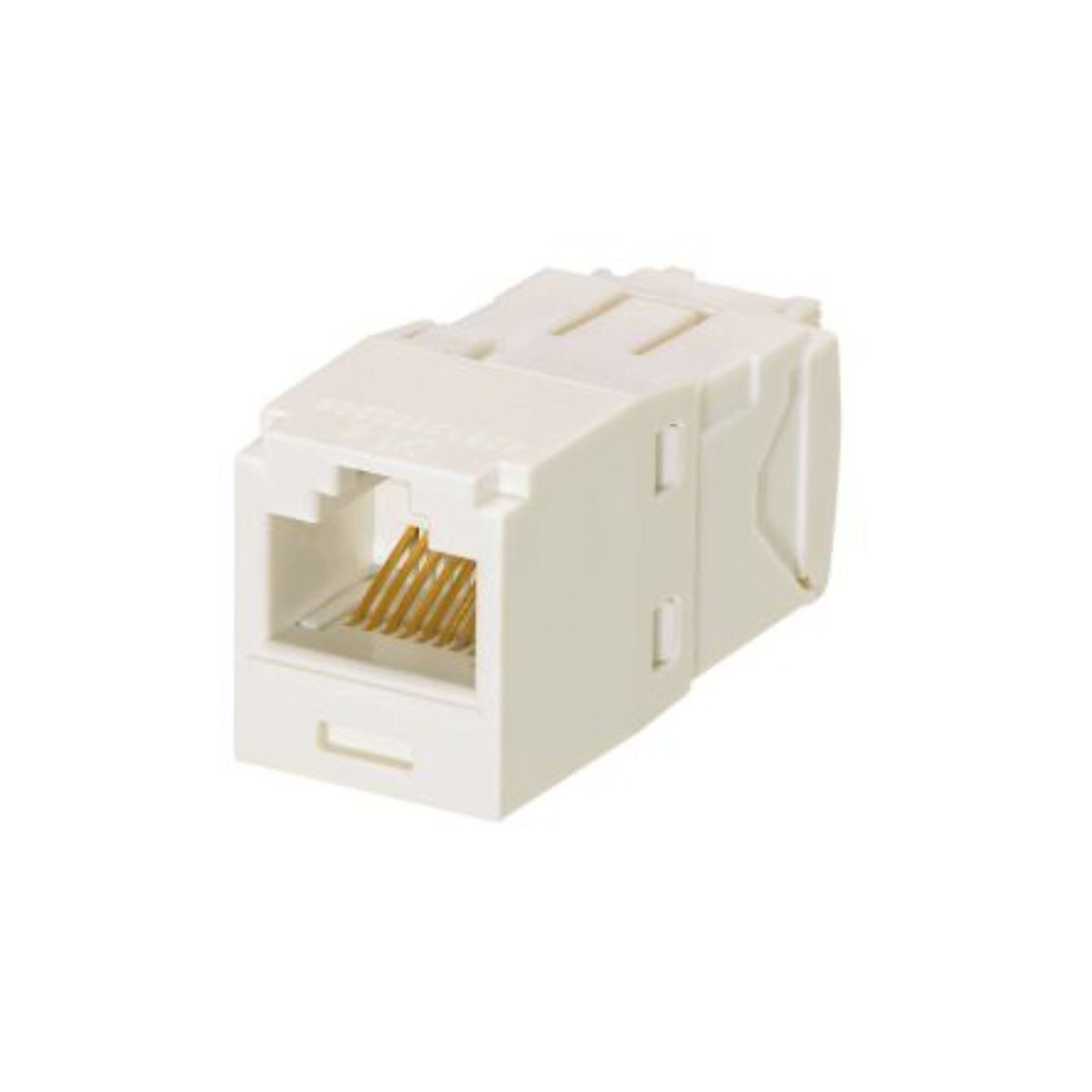 Conector Jack RJ45 Estilo TG, Mini-Com, Categoría 6, de 8 posiciones y 8 cables, Color Blanco Ártico CJ688TGAW - PANDUIT