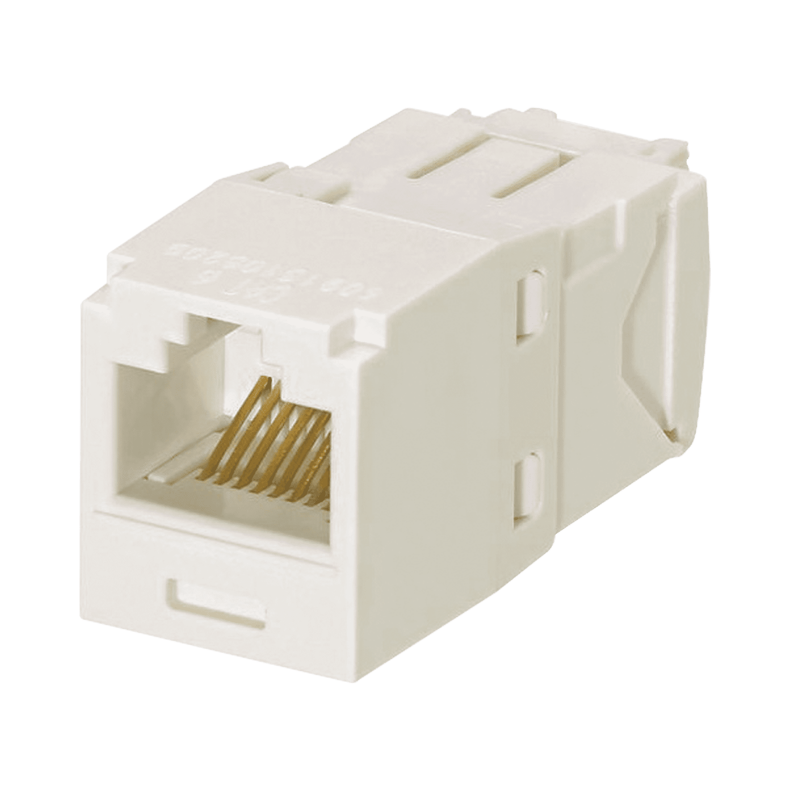 Conector Jack RJ45 Estilo TG, Mini-Com, Categoría 6, de 8 posiciones y 8 cables, Color Blanco Mate CJ688TGIW - PANDUIT