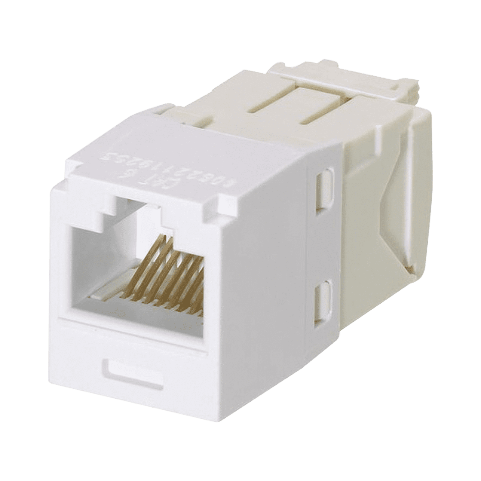 Conector Jack RJ45 Estilo TG, Mini-Com, Categoría 6, de 8 posiciones y 8 cables, Color Blanco CJ688TGWH - PANDUIT