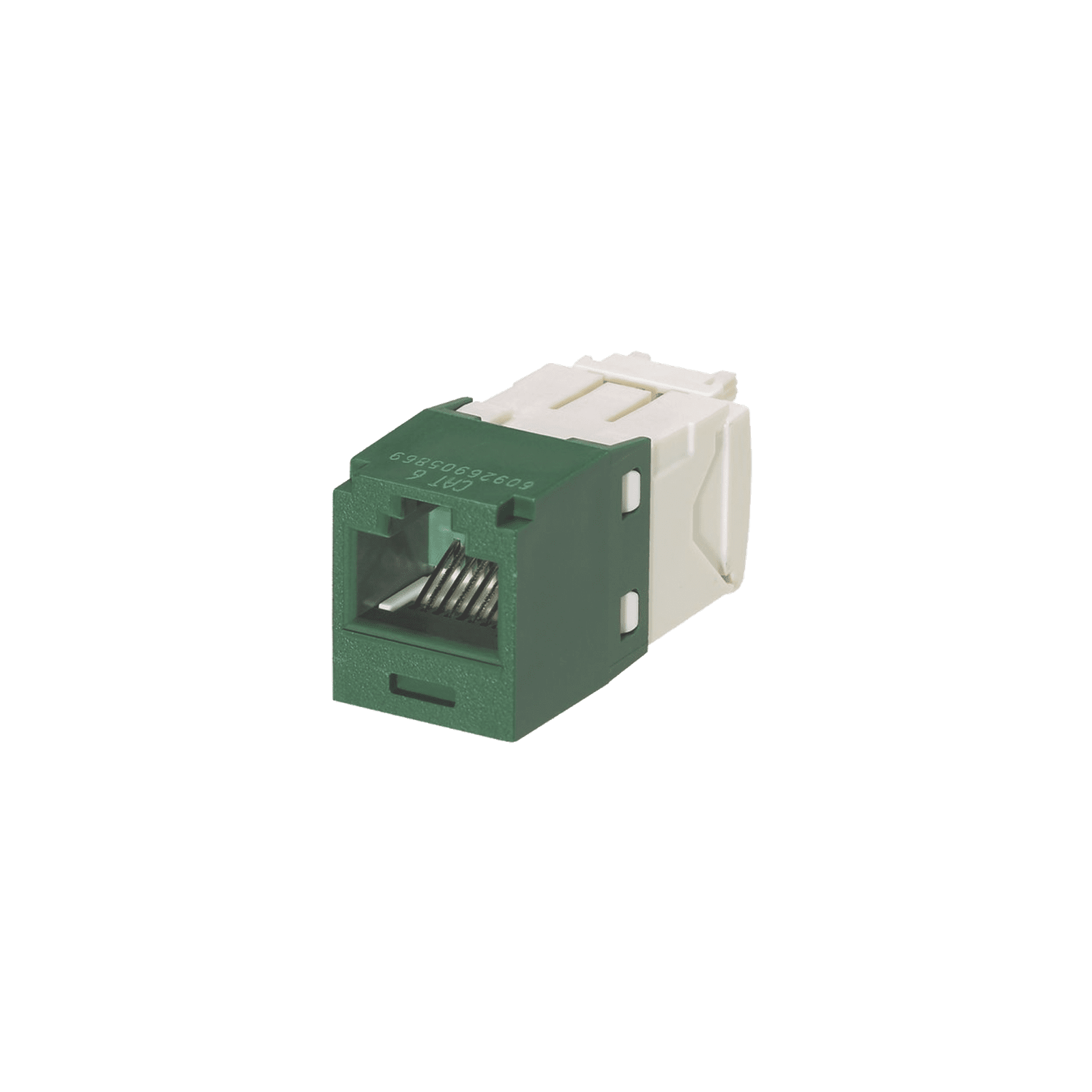Conector Jack RJ45 Estilo TG, Mini-Com, Categoría 6, de 8 posiciones y 8 cables, Color Verde CJ688TGGR - PANDUIT