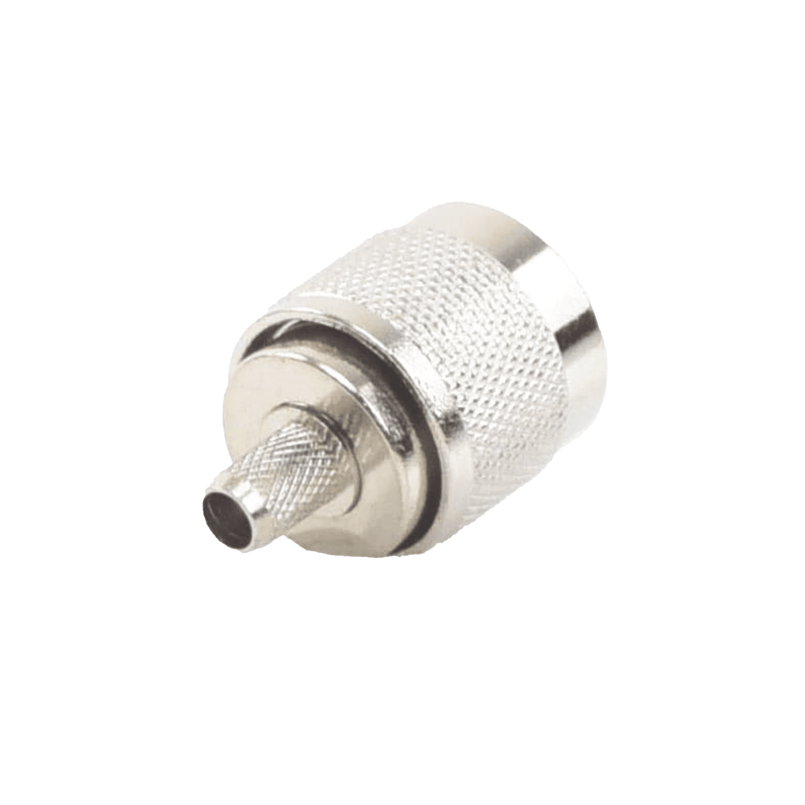 Conector N Macho para 75 Ohm de Anillo Plegable para cable RG-59, Niquel/ Oro /Teflón. TT-CON-532 - EPCOM TITANIUM