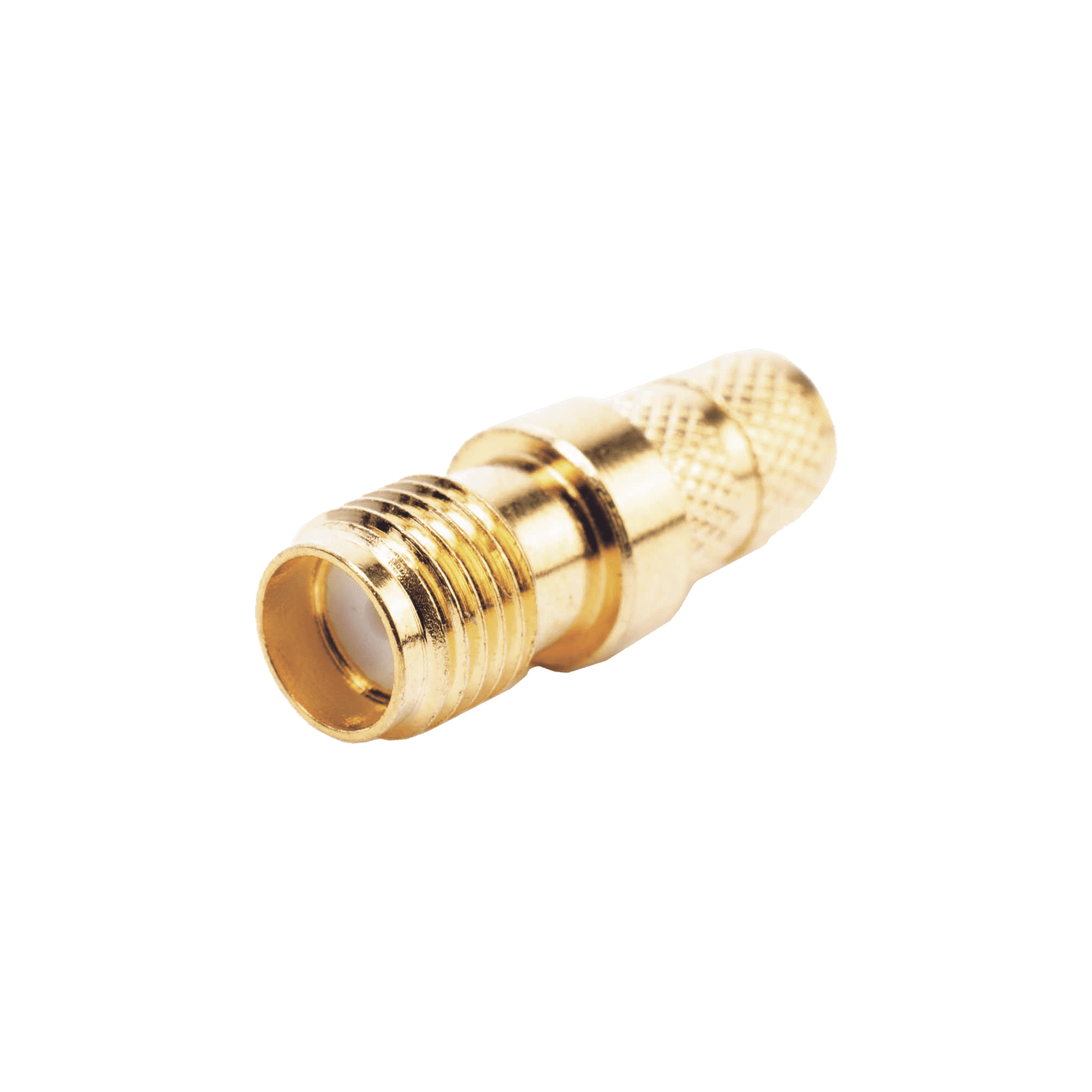 Conector SMA Hembra Inverso de Anillo Plegable para Cable RG-8/X, 9258, LMR-240, LMR-240UF,  LMR-LW240, Oro/Oro/Teflón. TT-SM-0023 - EPCOM TITANIUM
