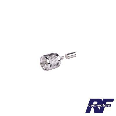 Conector UHF Macho (PL-259) de anillo plegable para cables RG-58/U, RG-142/U. RFU-505-ST - RF INDUSTRIES,LTD