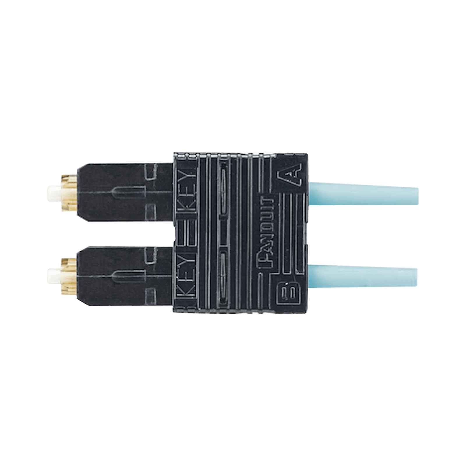 Conector de Fibra Óptica SC Duplex OptiCam, Multimodo 50/125 OM3/OM4, Pre-pulido, Color Aqua FSC2DMCXAQ - PANDUIT