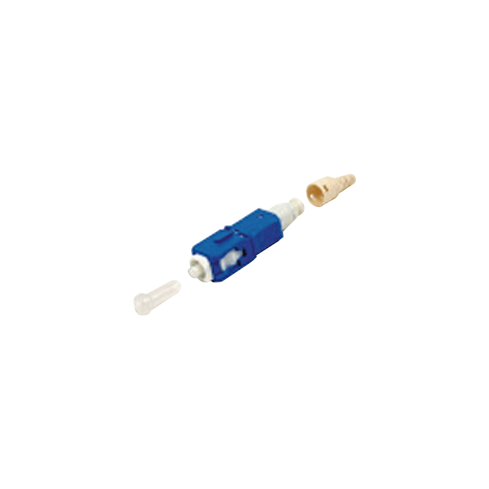Conector de Fibra Óptica pre-pulido LightBow SC/UPC Simplex, Monomodo OS1/OS2, re-terminable, Color Azul FC1-LB-SCU-9BL - SIEMON