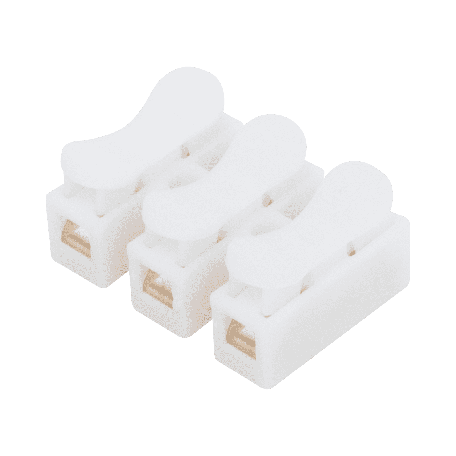 Conector tipo PUSH de 3 Contactos / Para una Conexión Rápida / Puentes de Cables PCON3 - EPCOM POWERLINE