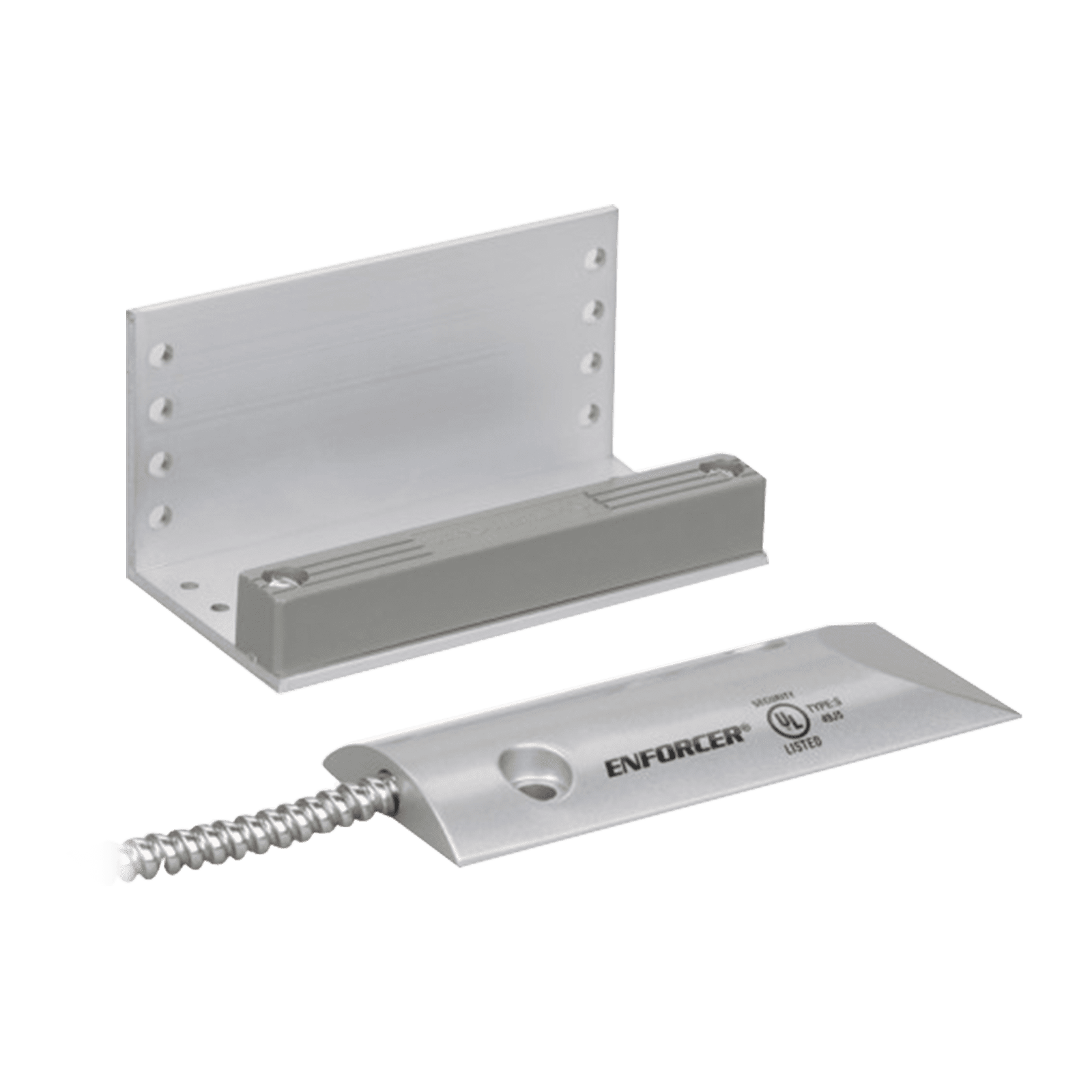 Contacto magnético de uso rudo para piso- 2-3/4 in(70mm) Brecha, Bucle cerrado/abierto SM226L3Q - ENFORCER SECOLARM