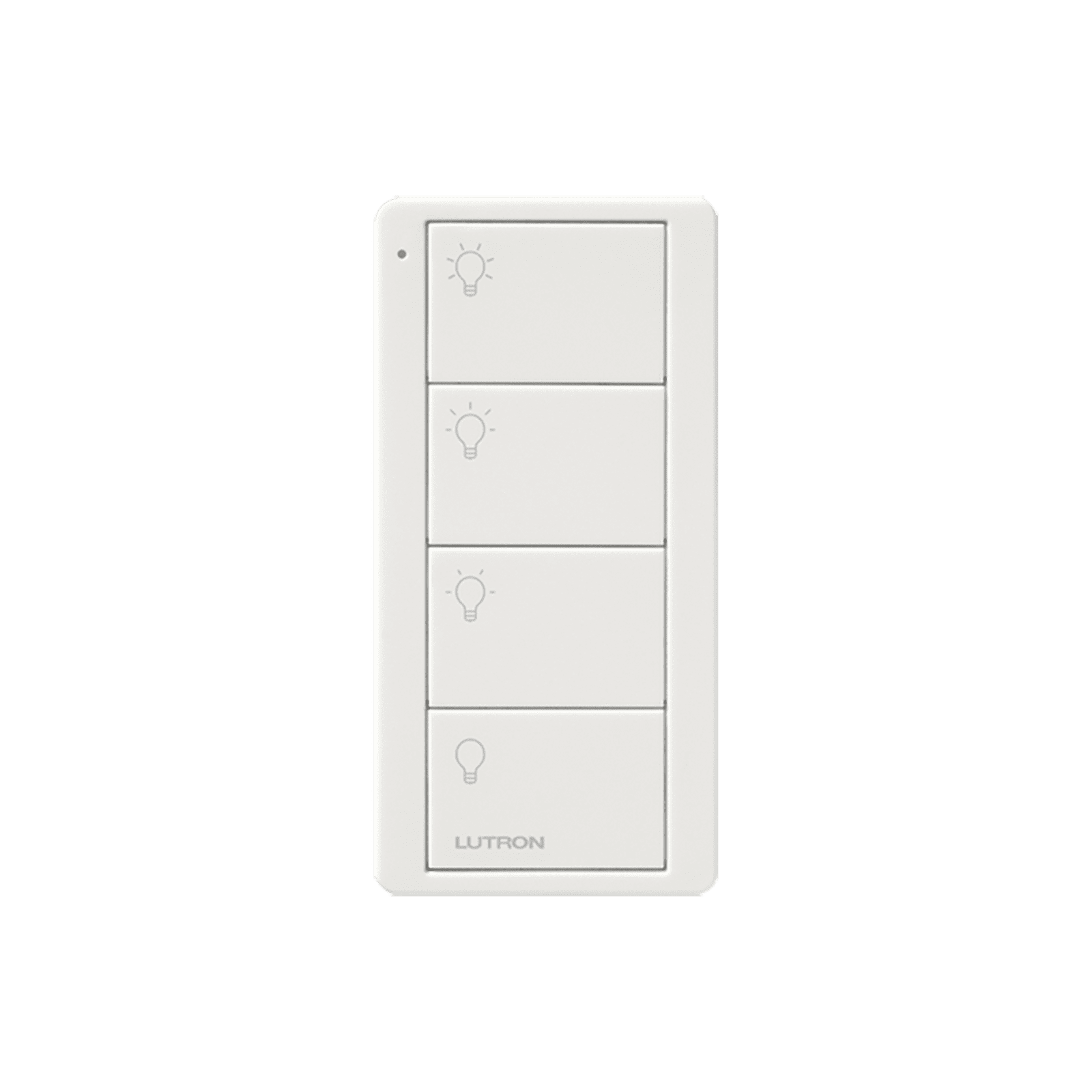 Control inalambrico Pico, 4 botones, ideal para generar 3 escenas y un apagado PJ24BGWHL31 - LUTRON ELECTRONICS
