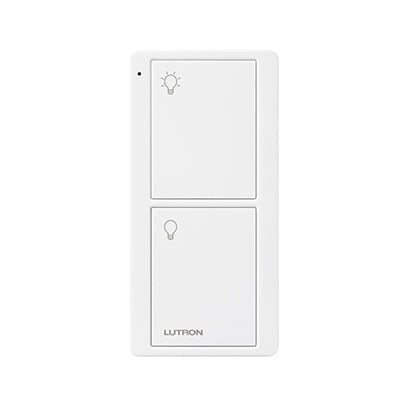 Control remoto PICO 2 botones encender, apagar, complemente con un switch on/off, Caseta, RA2, RadioRa2 PJ22BGWHL01 - LUTRON ELECTRONICS