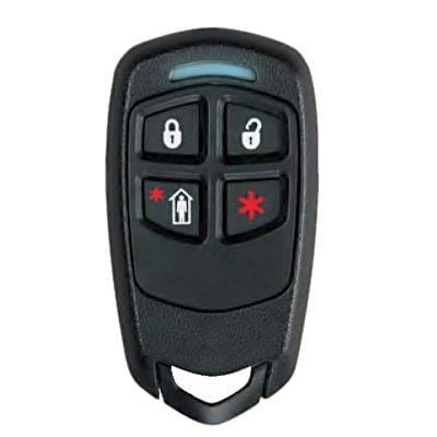 Control remoto tipo llavero de 4 botones con LED / Batería de Larga Duración 3-5 años 5834-4 - HONEYWELL HOME RESIDEO