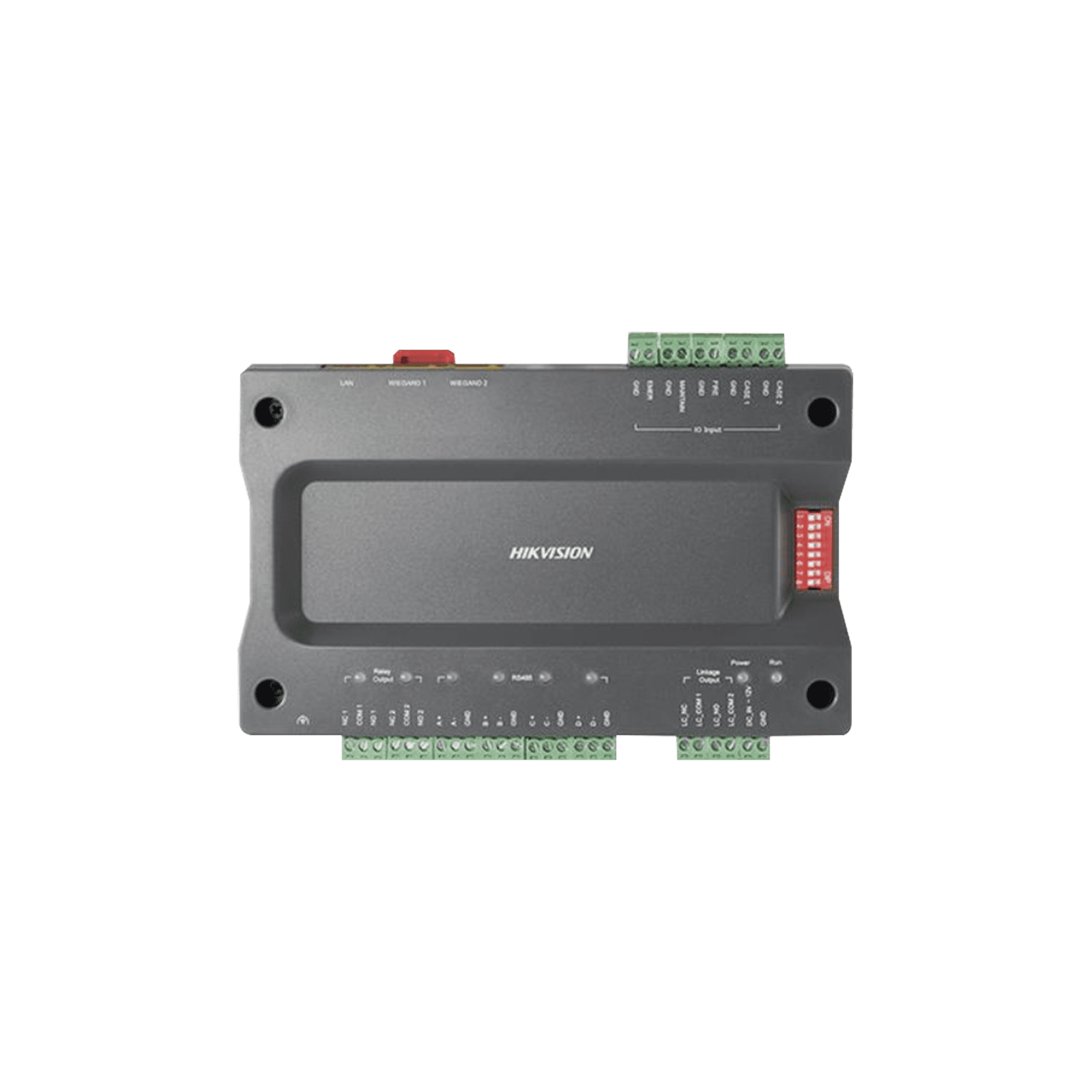 Controlador MAESTRO para Control de Elevadores / Control de Acceso para los pisos de los Elevadores por Huella o Tarjeta / Programación por IVMS4200 o Interfaz Web DS-K2210 - HIKVISION