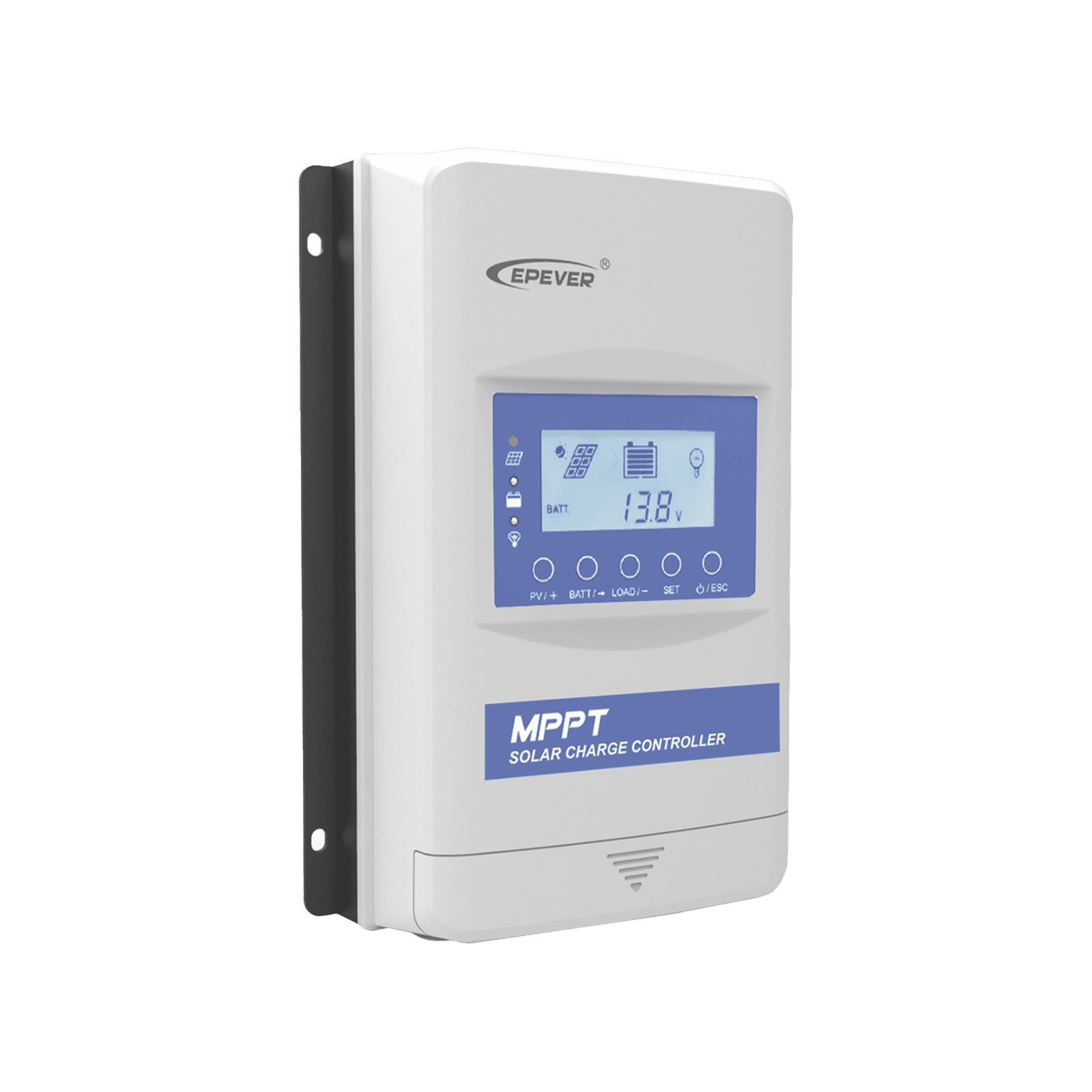 Controlador Solar MPPT 30A 12/24V, Máximo Voltaje de Circuito Abierto Voc 100Vcc, Configurable para Baterías de Litio XTRA-3210-N - EPEVER