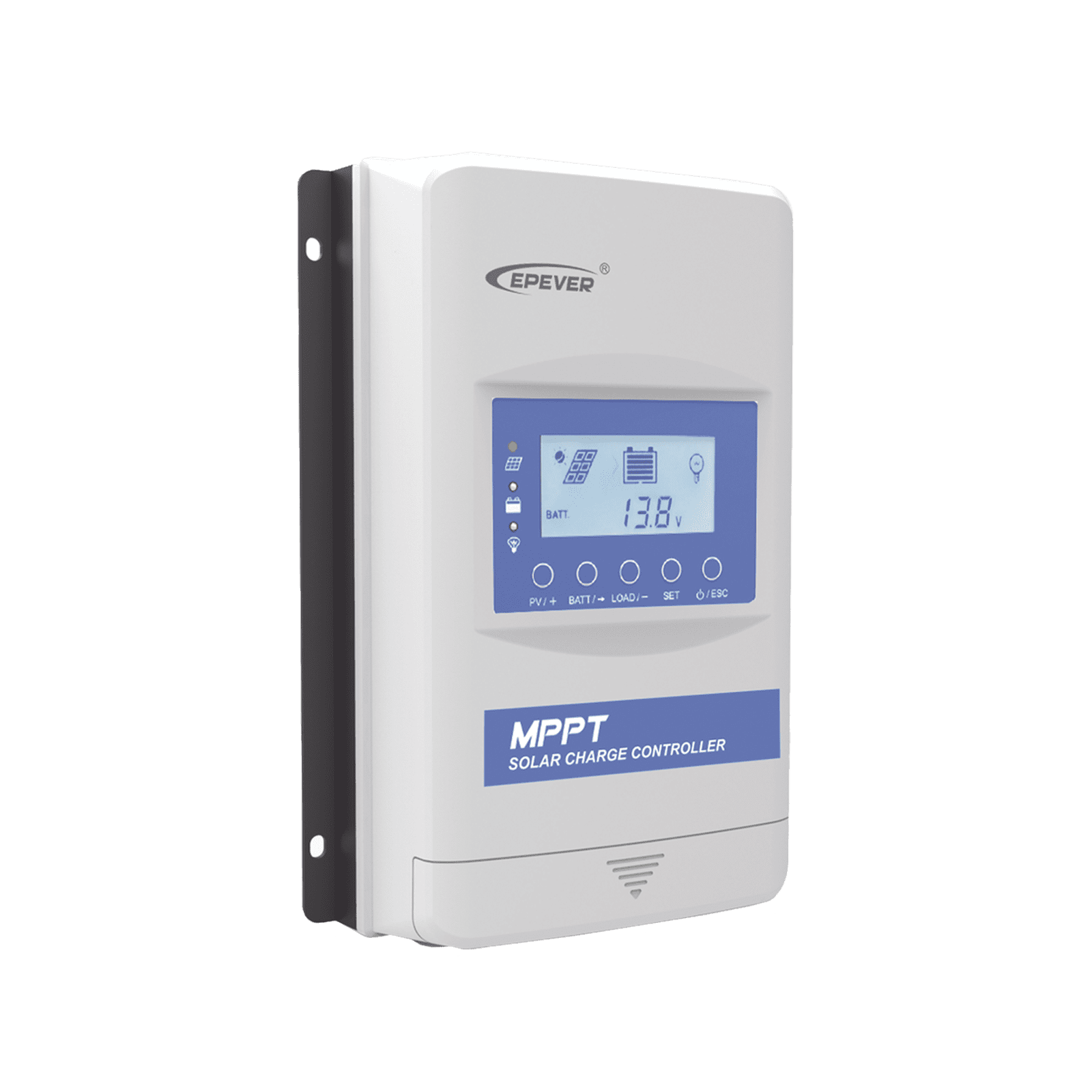 Controlador Solar MPPT 40A 12/24V, Máximo Voltaje de Circuito Abierto Voc 100Vcc, Configurable para Baterías de Litio XTRA-4210-N - EPEVER