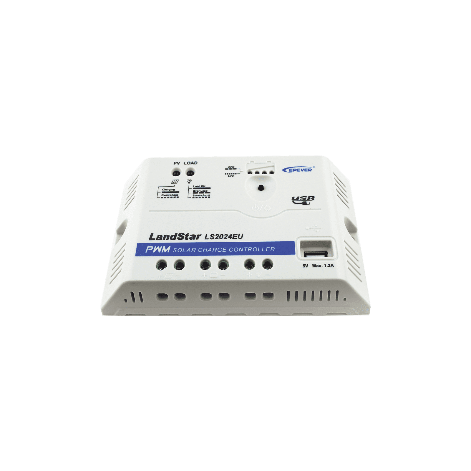 Controlador Solar PWM 12/24 V 20 A, Salida USB LS-2024-EU - EPEVER