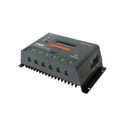 Controlador Solar de Carga y Descarga PWM 12/24V 30A con Display, Parámetros Configurables VS-3024-BN - EPEVER