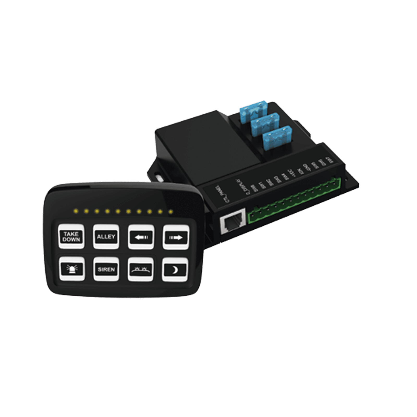 Controlador Universal de 8 interruptores, 12-24 Vcd con Montaje Fijo y de Succión SP03 - SIGNALPRO