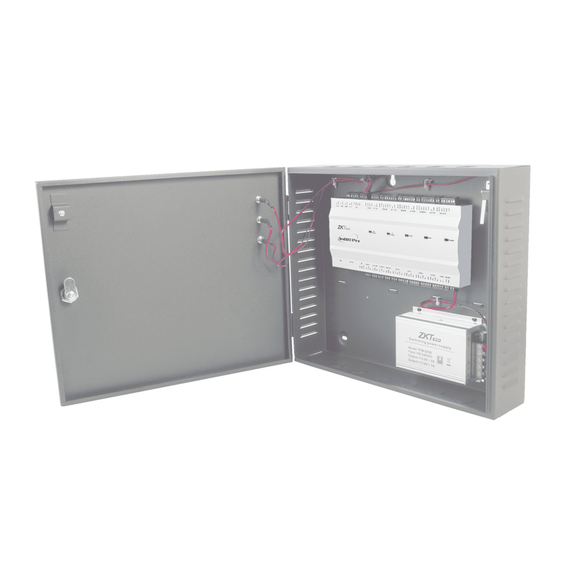 Controlador de Acceso / 4 PUERTAS / Funcion ADMS PUSH Incluida / Alta Seguridad / 3 Años de Garantía / Biometría Integrada / 20,000 Huellas / Software de integración ZKBioCVSecurity INBIO-460PRO-20K - ZKTECO