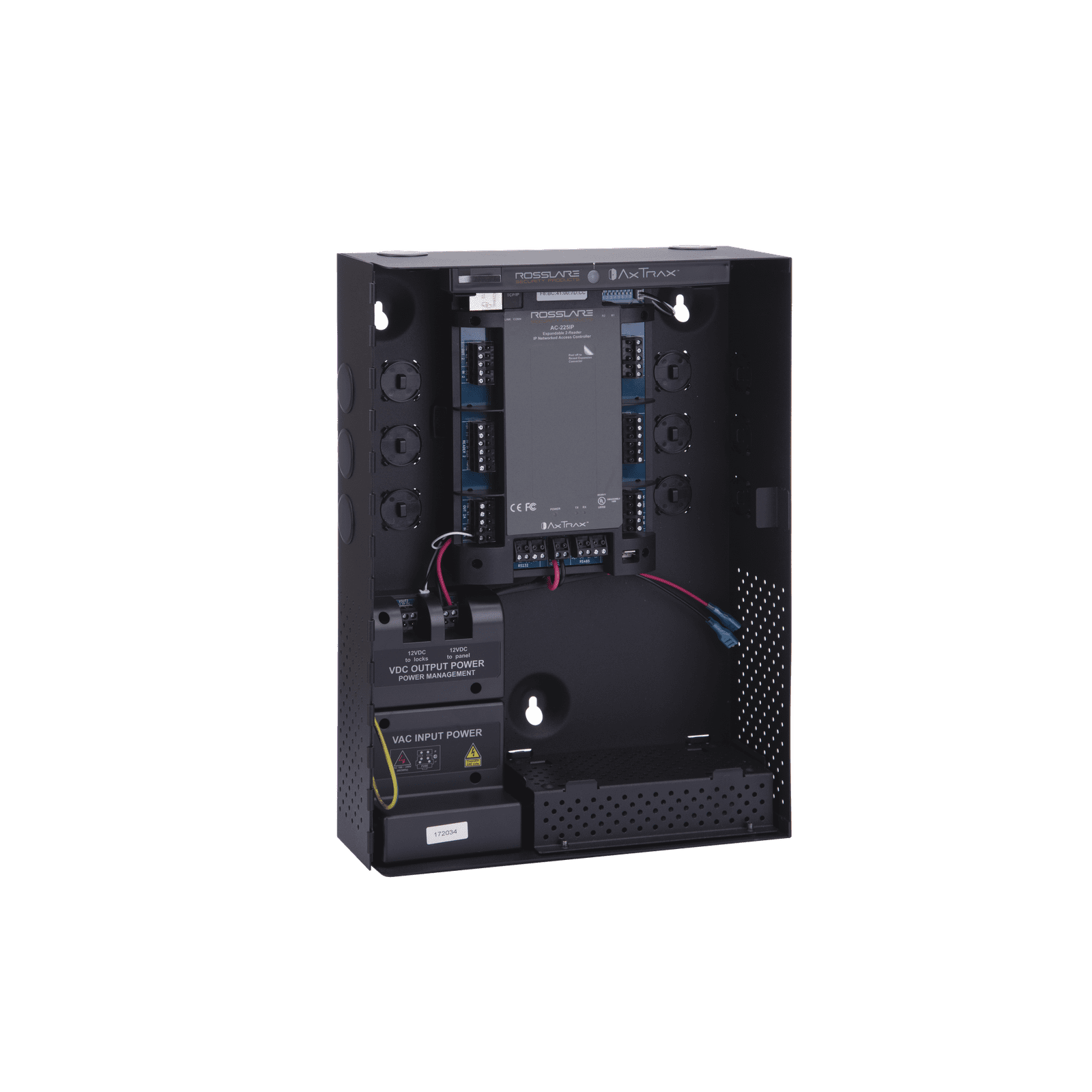 Controlador de Acceso para 2 lectoras / Expandible a 2 Lectores Adicionales / 30,000 Tarjetas / Incluye Gabinete y Fuente de Alimentación / Nueva Generación! AC-225IP-BU - ROSSLARE SECURITY PRODUCTS