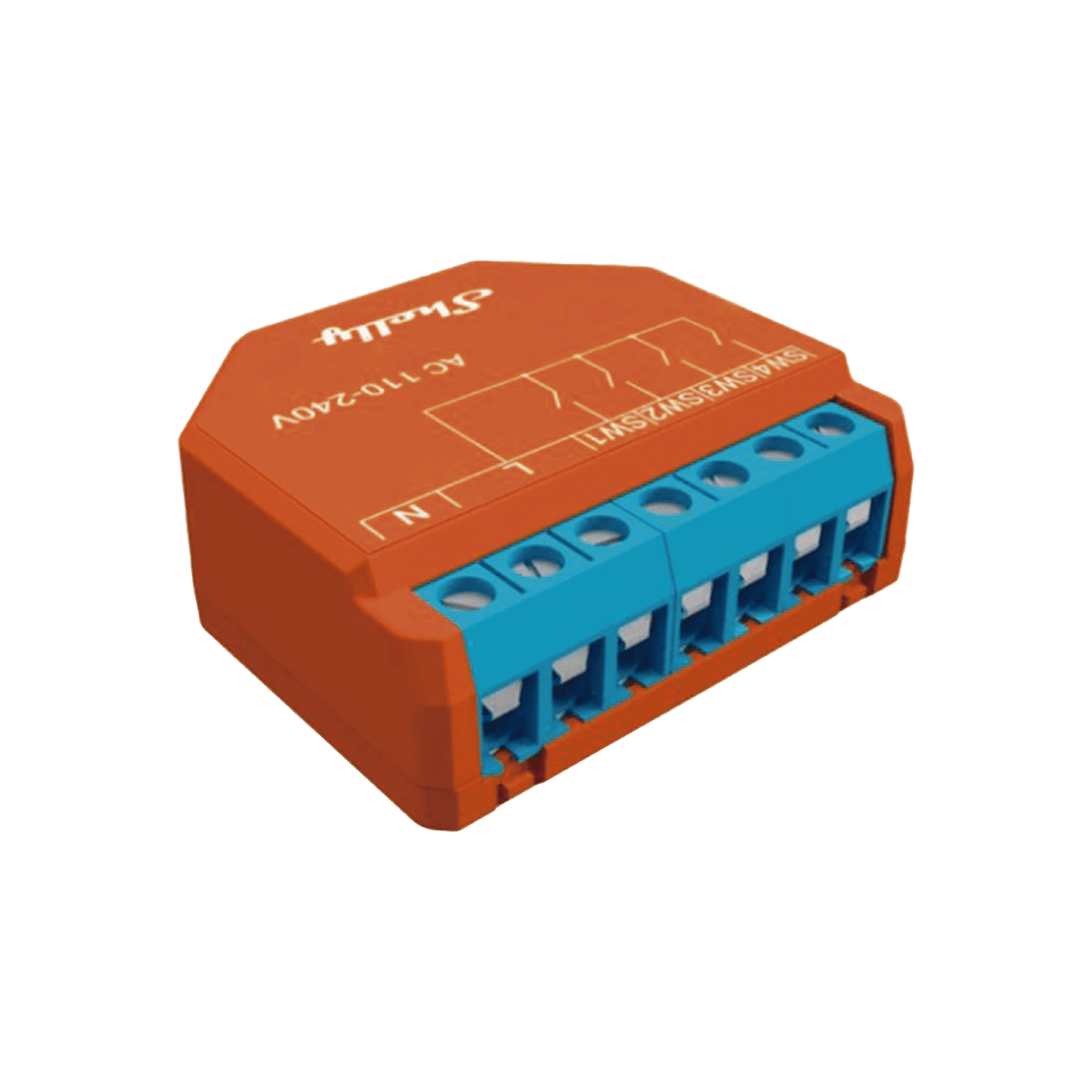 Controlador de Cuatro Entradas Digitales / WIFI/ Residencial / Nube P2P y control local / Google Nest / Alexa SHELLYPLUSI4 - SHELLY