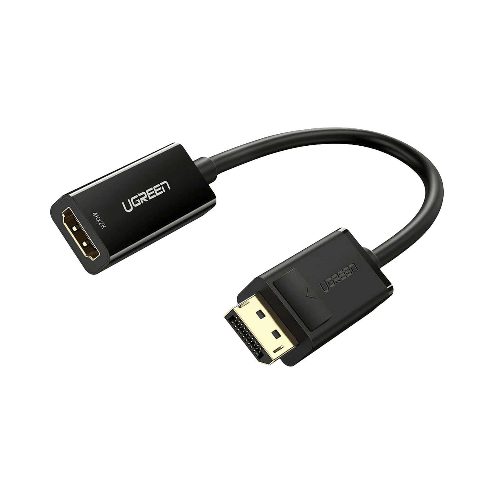 Convertidor DisplayPort a HDMI 4K| 3D | HDR | Blindaje interno | Botón Liberador | Carcasa de ABS | Plug & Play | CE, FCC, RoHS | Cable de 25 cm. 40363 - UGREEN