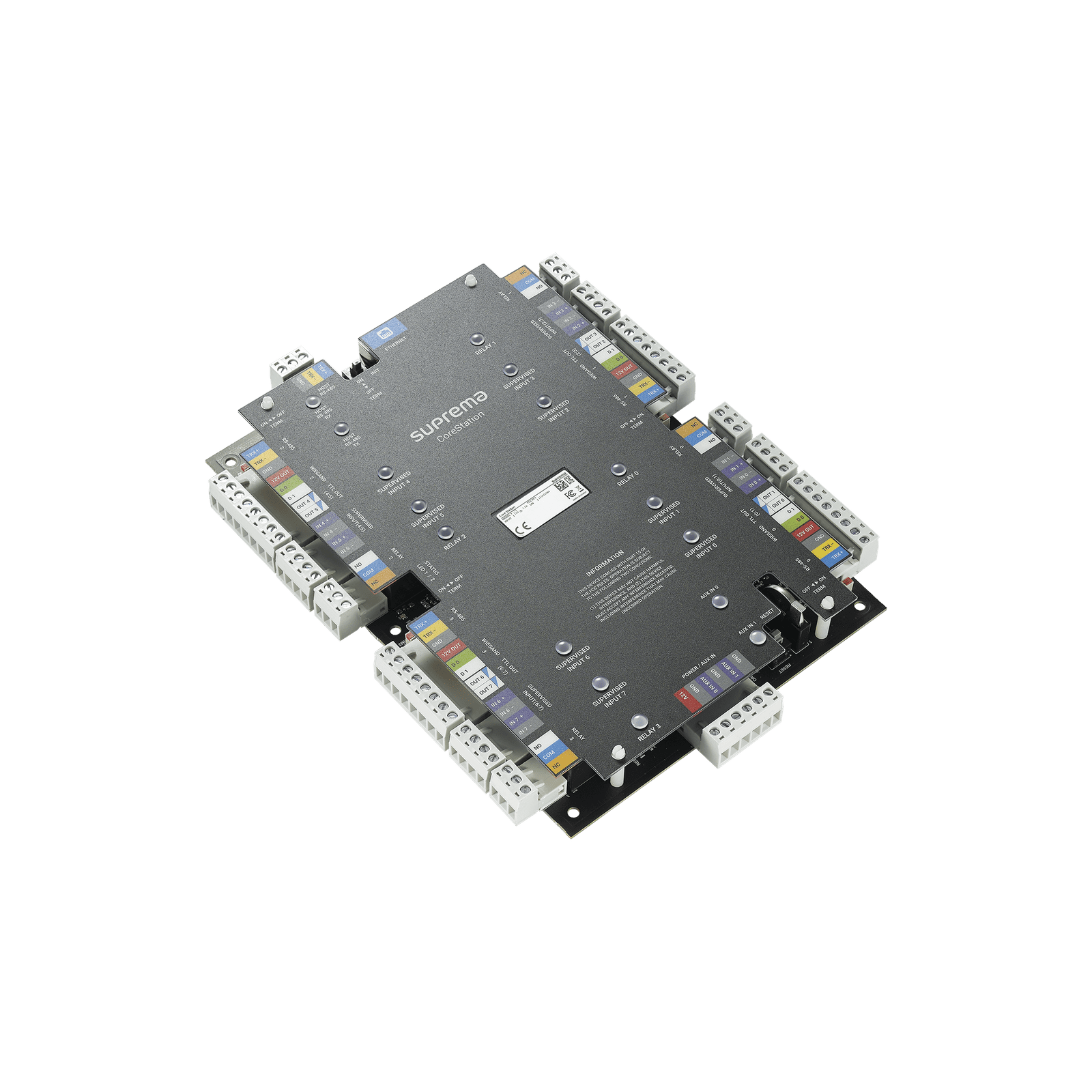 CoreStation Panel de Control de Acceso / Biometría Integrada / Compatible con Sistema de Elevadores / 200,000 Huellas  / 4 Puertas CS-40 - SUPREMA