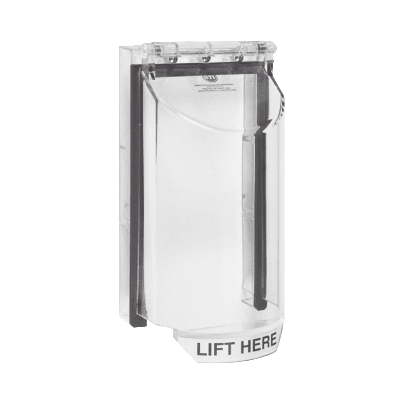 Cubierta De Policarbonato Serie Bopper Stopper®, Para Lectora, Sin Llave, Transparente, Texto En Inglés STI-6521-C - STI