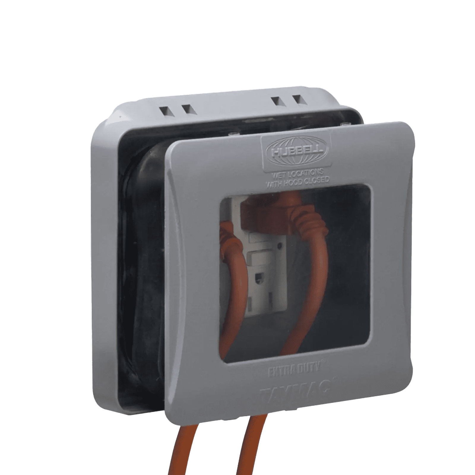 Cubierta Impermeable/ 2 Unidades/ Vertical/ Servicio Pesado/ Expandible/ Color Gris. HUB-ML-2500G - HUBBELL