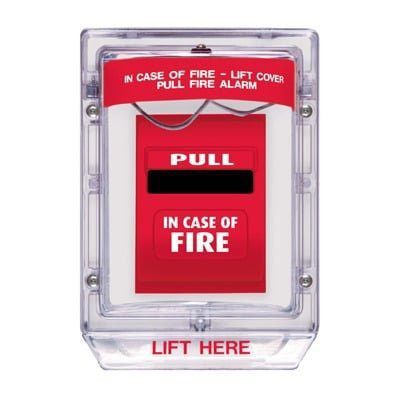 Cubierta Protectora Serie Stopper II® De Policarbonato Super Resistente, Montaje Empotrado, Texto En Inglés, Sin Bocina STI-1200 - STI