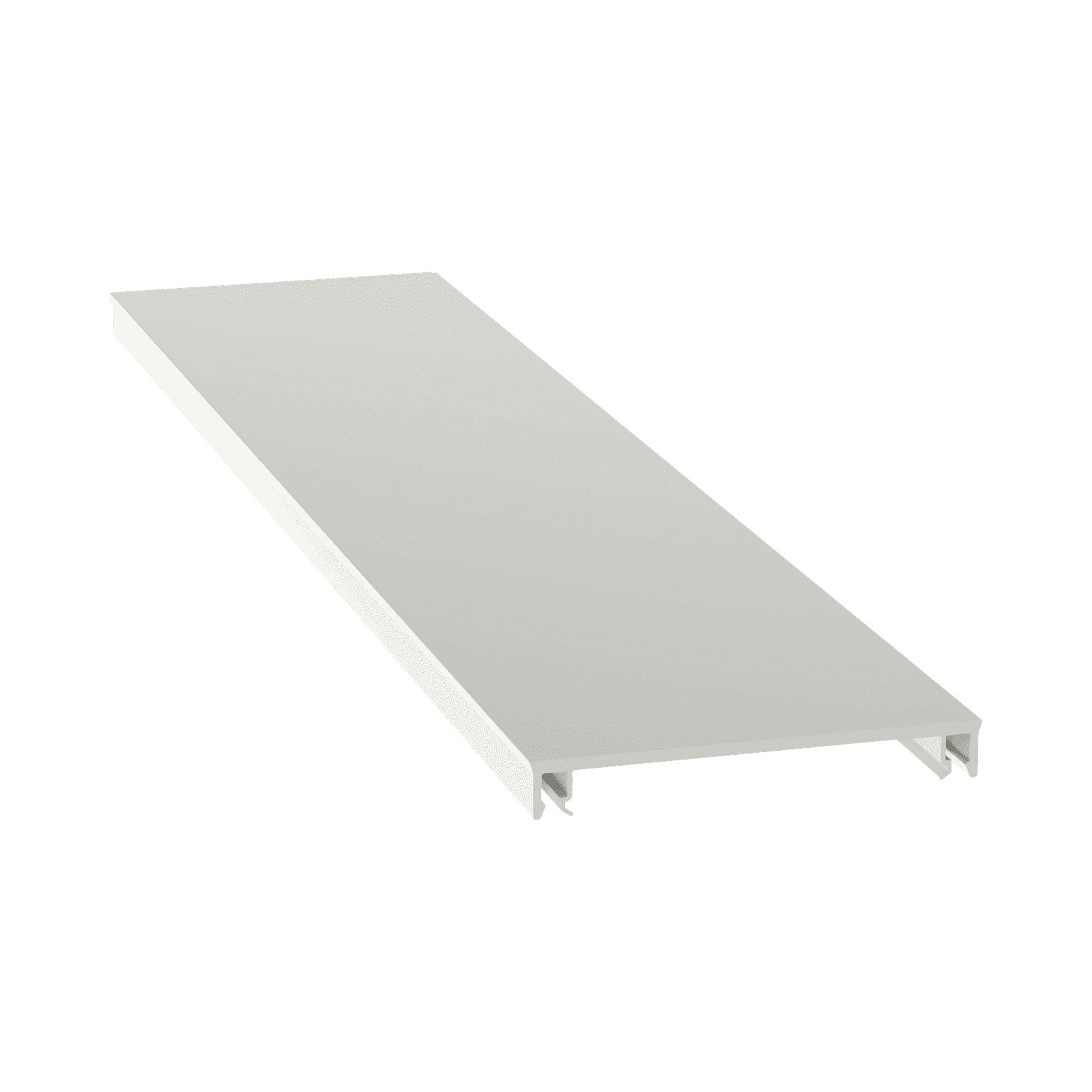Cubierta para canaleta T-70, de PVC rígido, 70.1 x 9.1 x 2400 mm, Color Blanco Mate T70CIW8 - PANDUIT