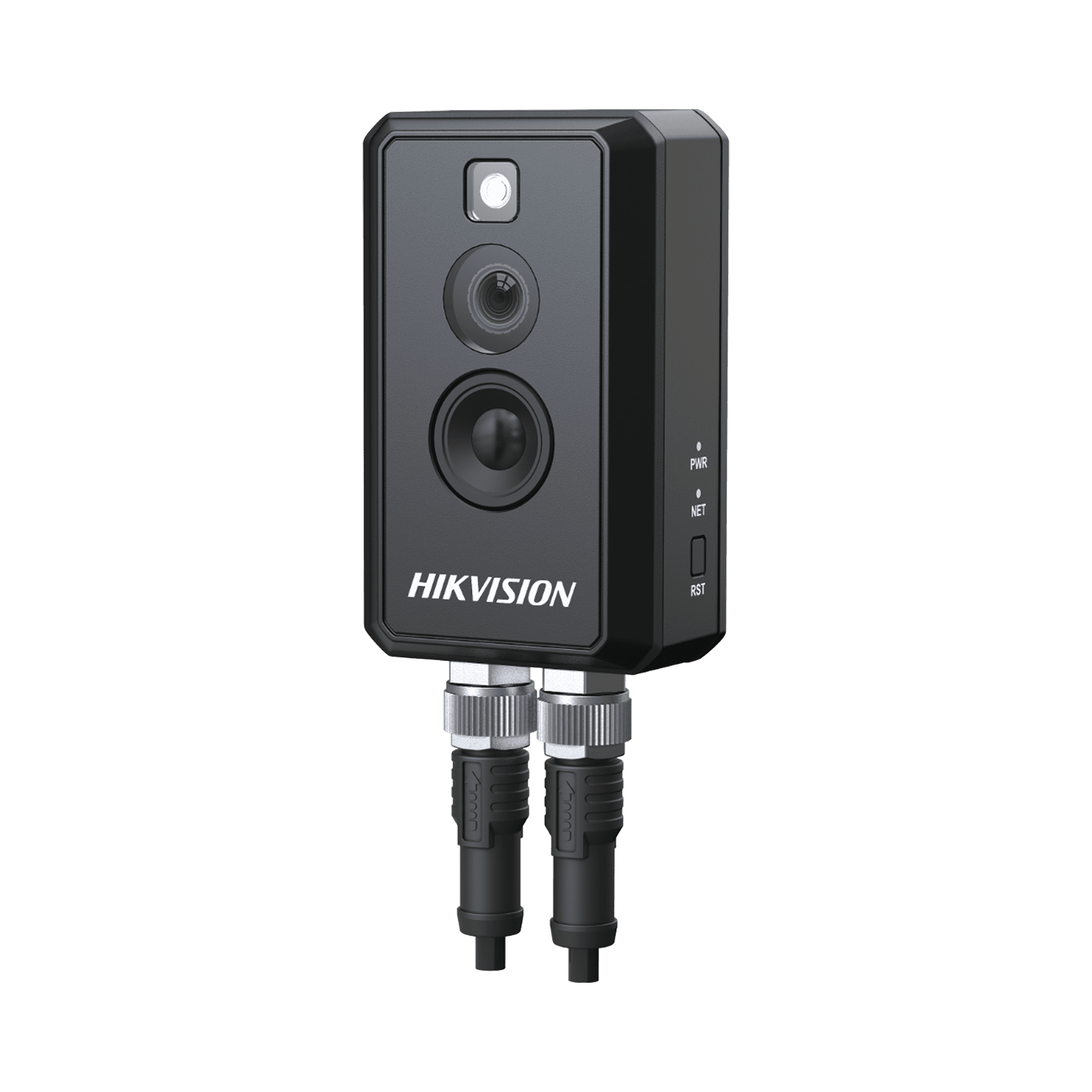 Cubo IP Dual / Térmica 1.8 mm (160 x 120) / 2ºC de Precisión / Óptico 1.29 mm (2 Megapixel) / PoE / Termométrica / Ideal para Sites o Lugares Pequeños DS-2TD3017T-2/V - HIKVISION