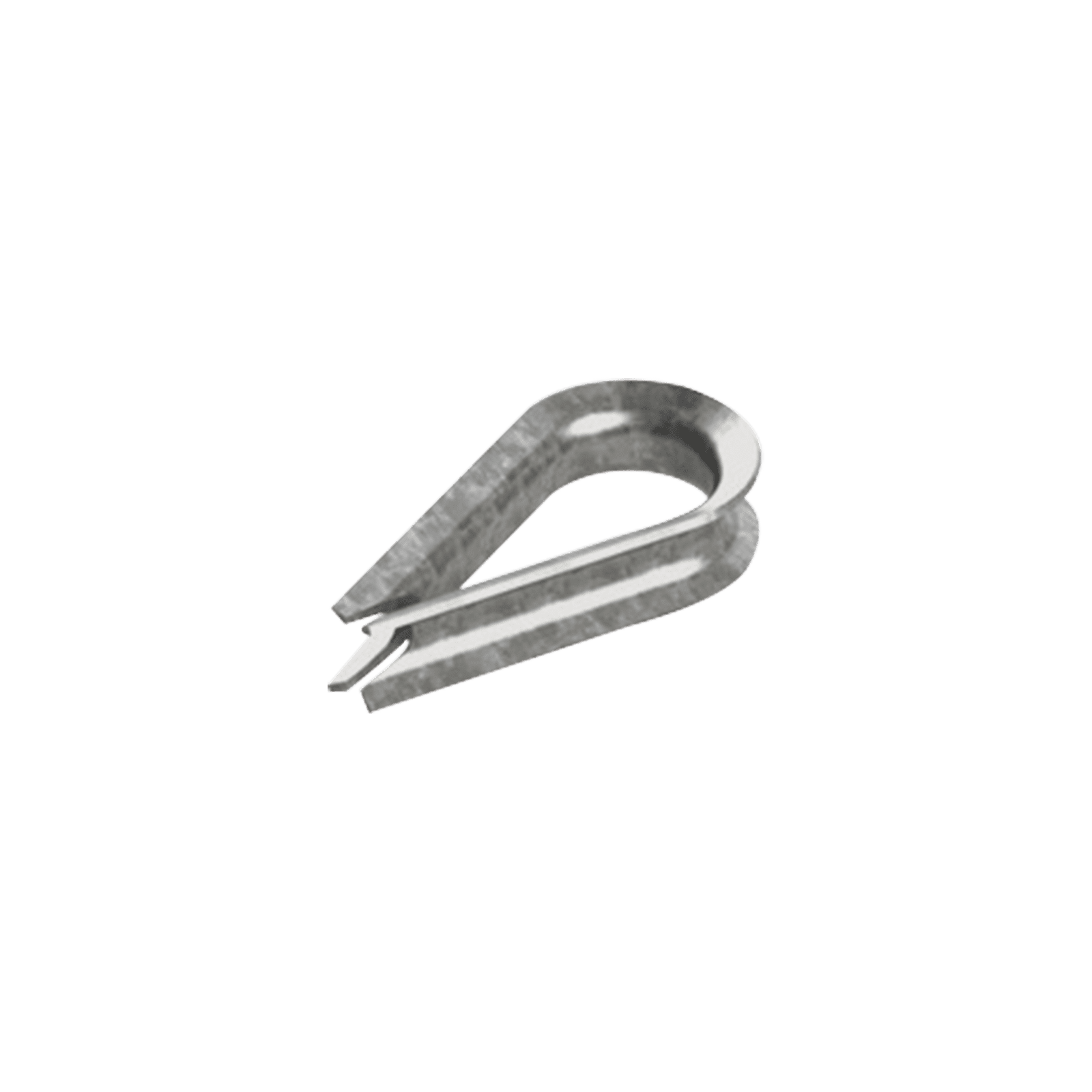 Cuello/ Guardacabo/ Rozadera para Cable de 1/4″ de Acero Galv. por Inmersión. CUELLO-14-HDG - SYSCOM TOWERS