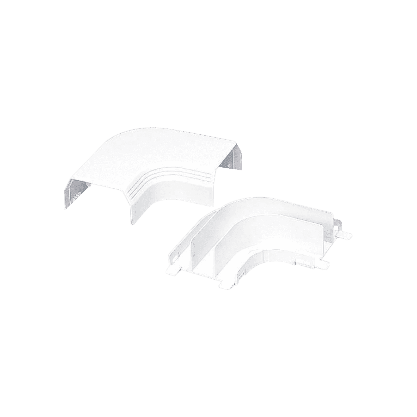 Curva de radio controlado, para uso con canaleta T45, Material PVC Rígido, Color Blanco Mate T45RAIW - PANDUIT