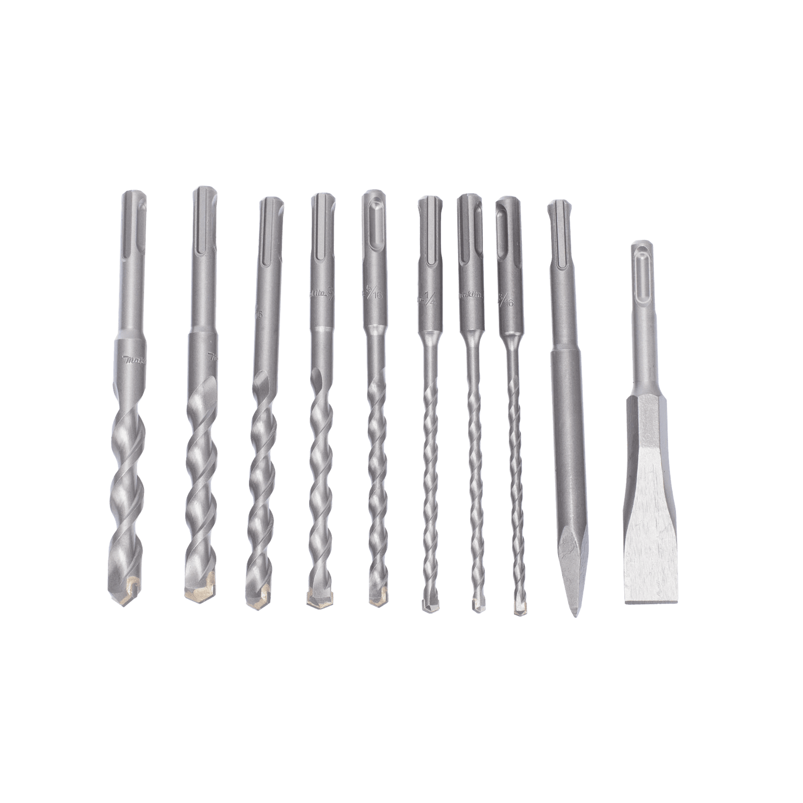 Juego con 10 piezas de brocas y cinceles SDS PLUS D-45820 - MAKITA