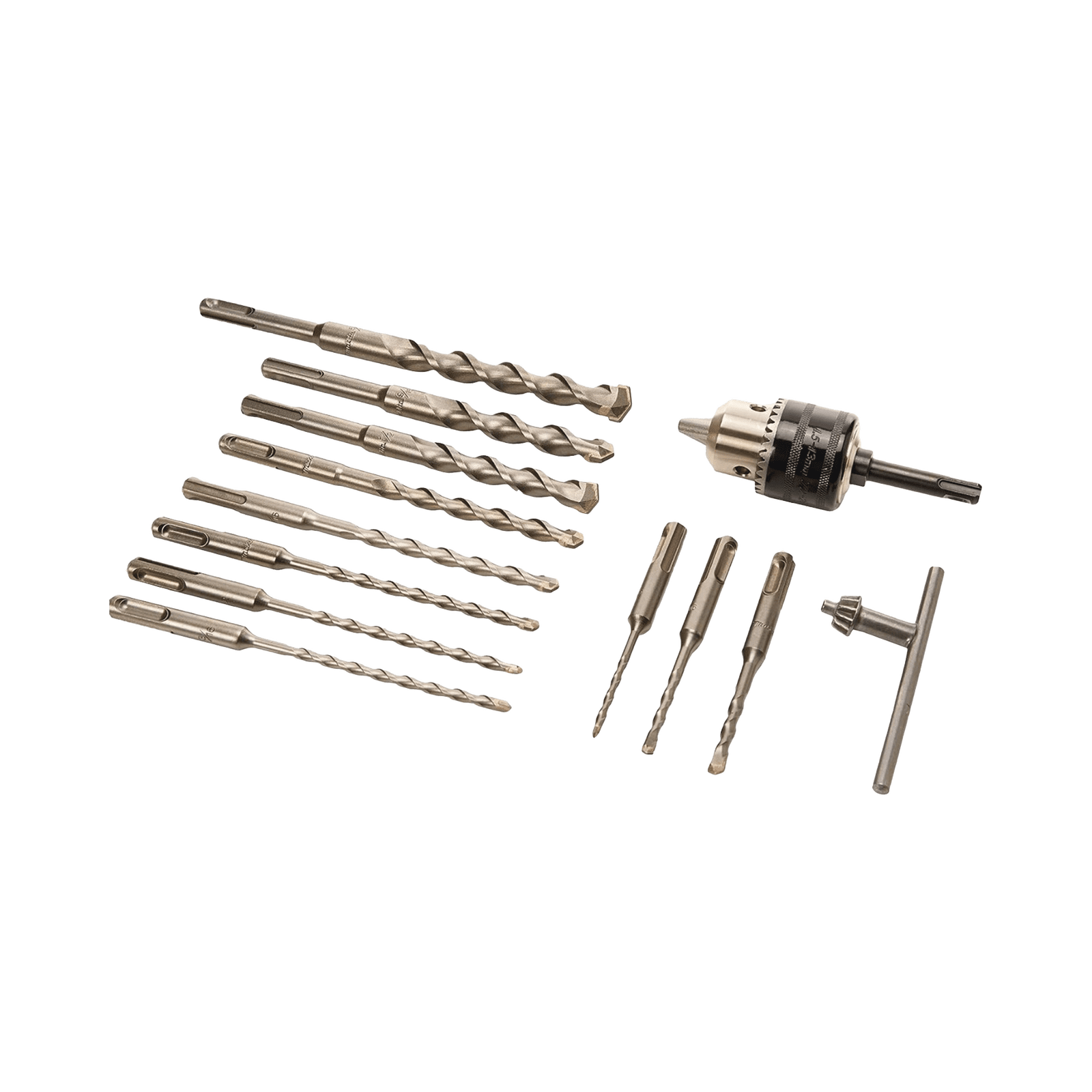 Juego de 14 piezas de Brocas, Cinceles y Broquero SDS Plus Makita D-71205 - MAKITA
