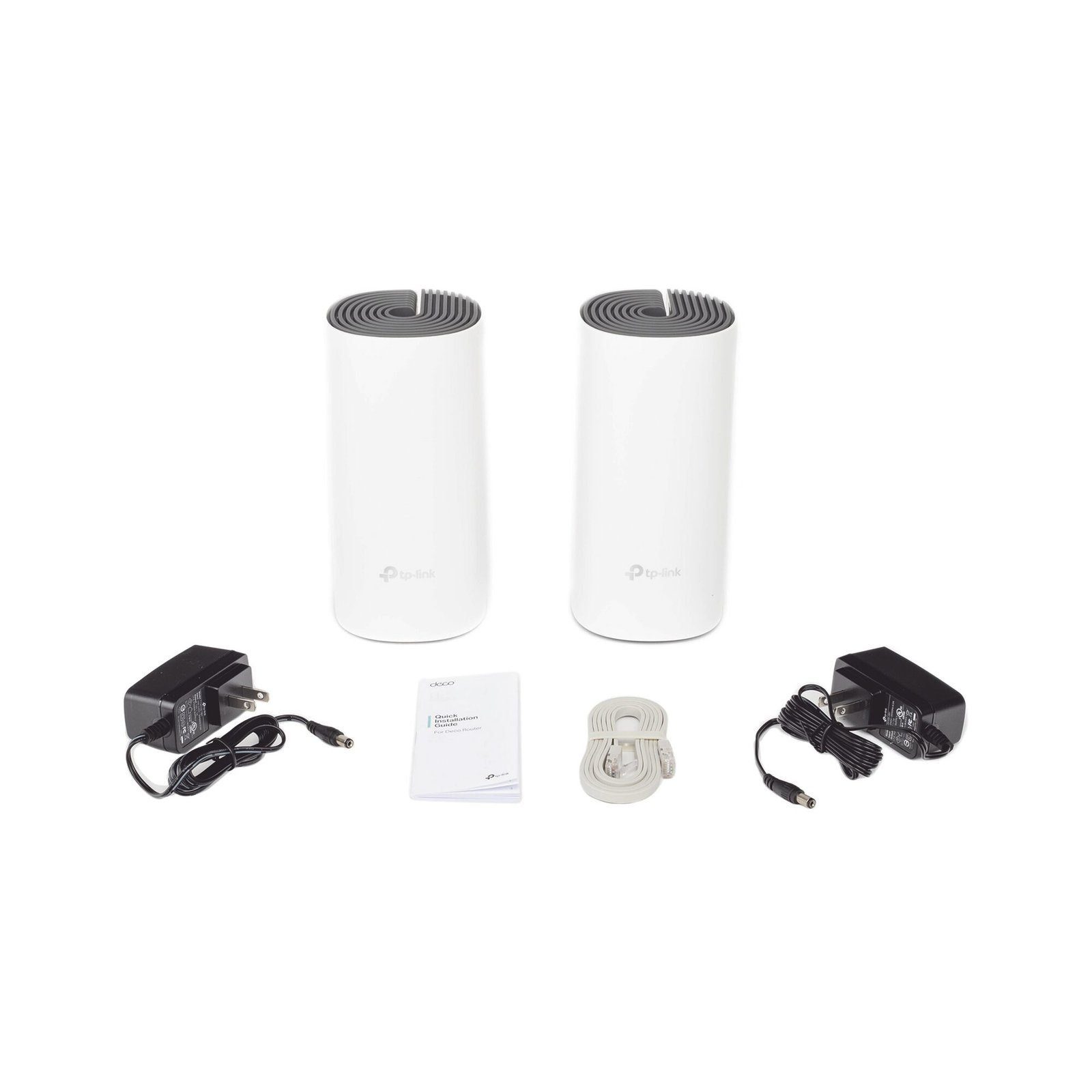Kit de Router inalámbrico mesh Deco E4 para Hogar / Doble banda AC 1200  / 2 puertos 10/100 Mbps / Compatible con amazon alexa. DECOE4-2PACK - TP-LINK