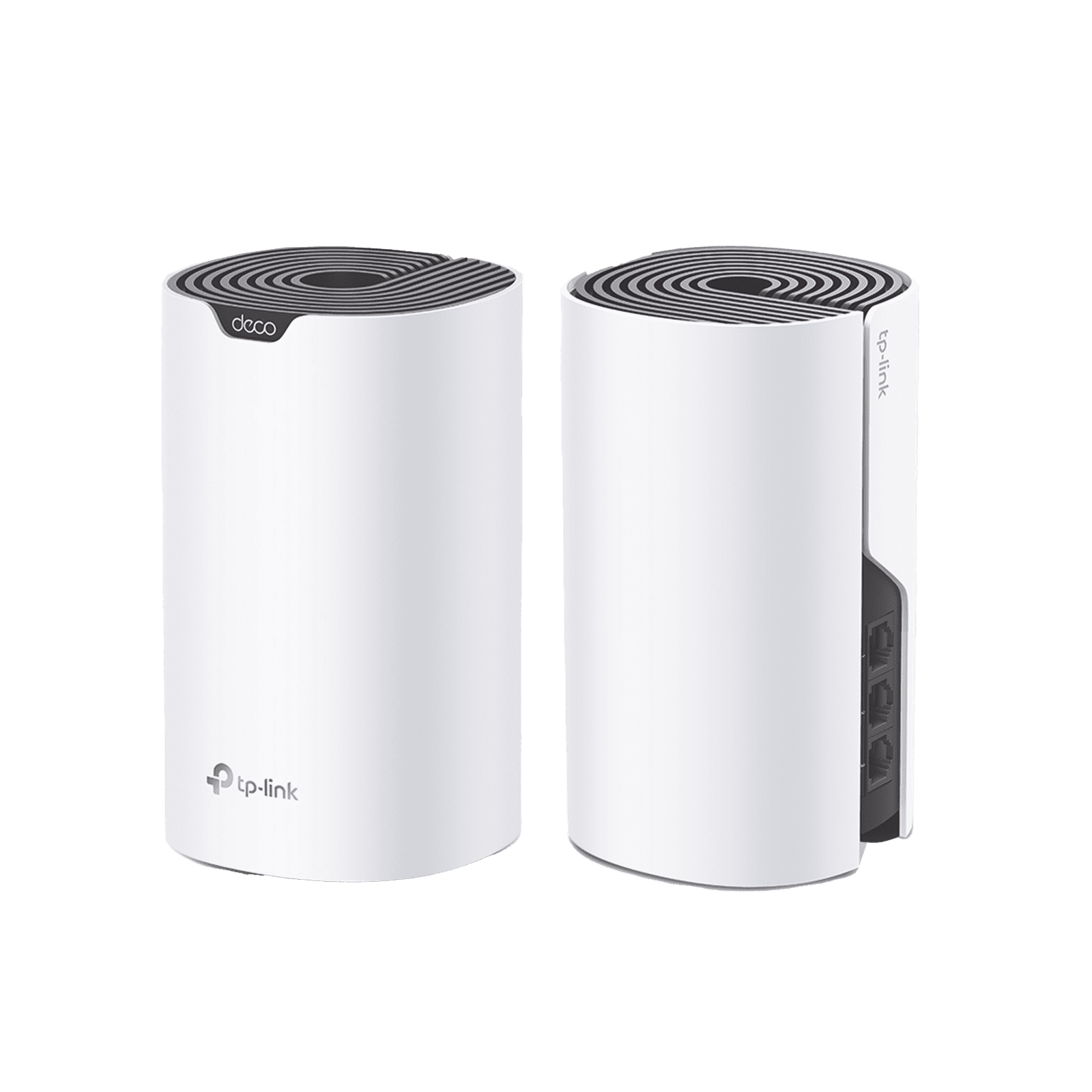 Kit 2 Routers Inalámbricos MESH Interior para Hogar / Doble Banda Wi-Fi 5 AC1900 Mbps / 3 Puerto Gigabit WAN/LAN / 3 Antenas Internas / Administración Mediante la App Deco (iOS, Android) DECOS7-2PACK - TP-LINK
