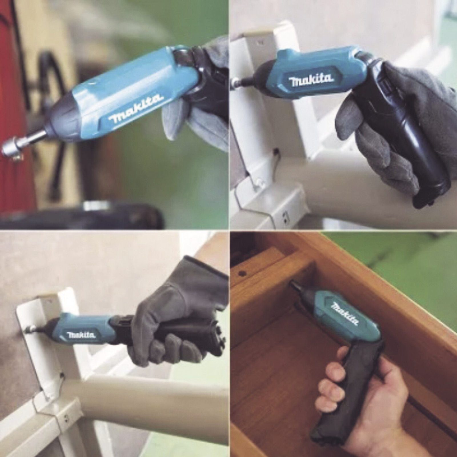 Atornillador Reversible (Broquero 1/4) de 220 RPM con Cargador USB (Incluye 81 Puntas). DF-001-DW - MAKITA