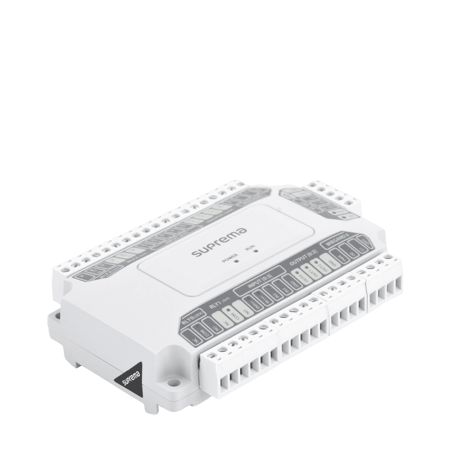 Módulo para Control de Puertas / 2 Entradas/Salidas Weigand / 4 Salidas de Relevador tipo C / Uso con BioStar 2 DM20 - SUPREMA
