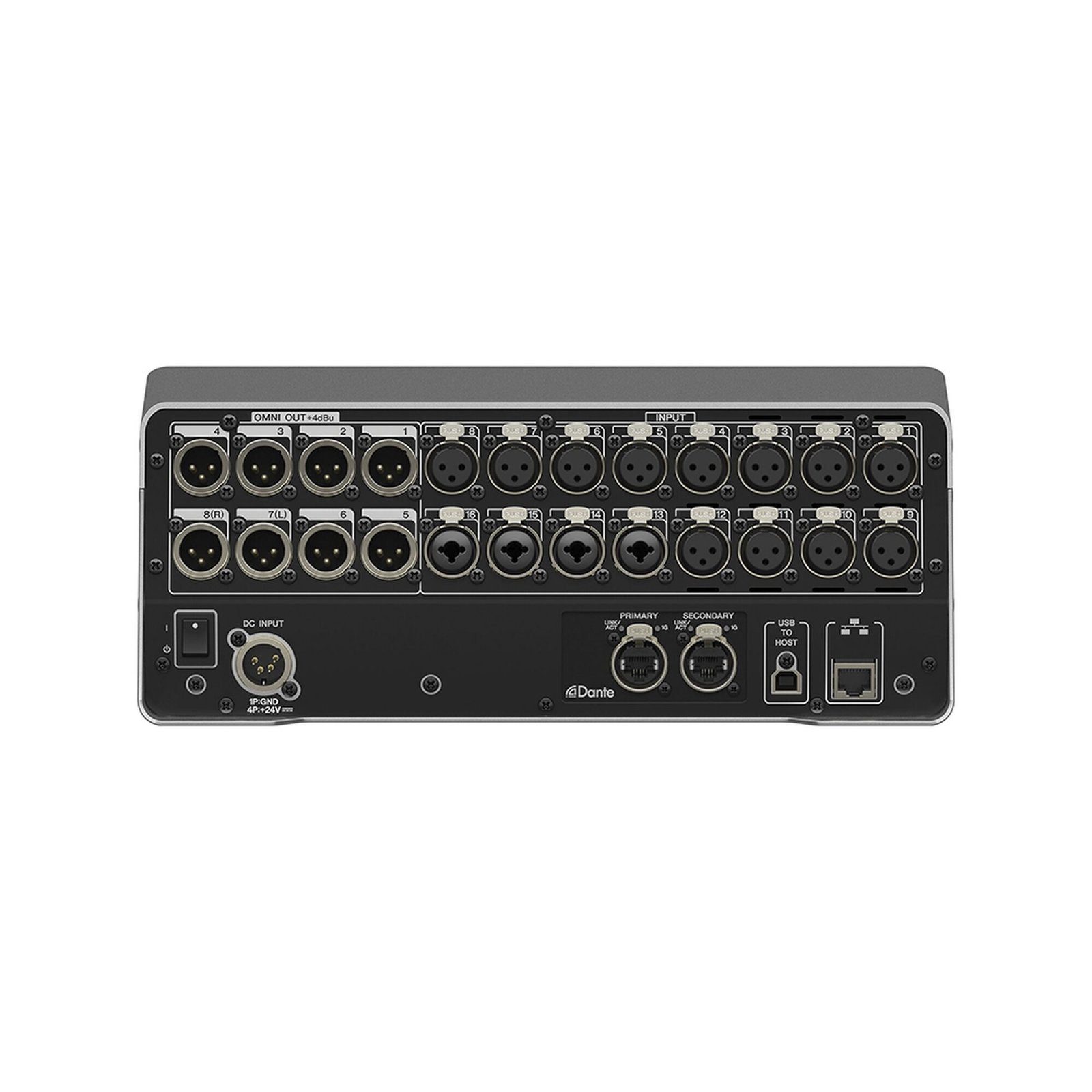 Mezcladora digital para grabación o en vivo 16 x 8 pantalla tactil 9″ con puertos Dante incorporado DM3 - YAMAHA
