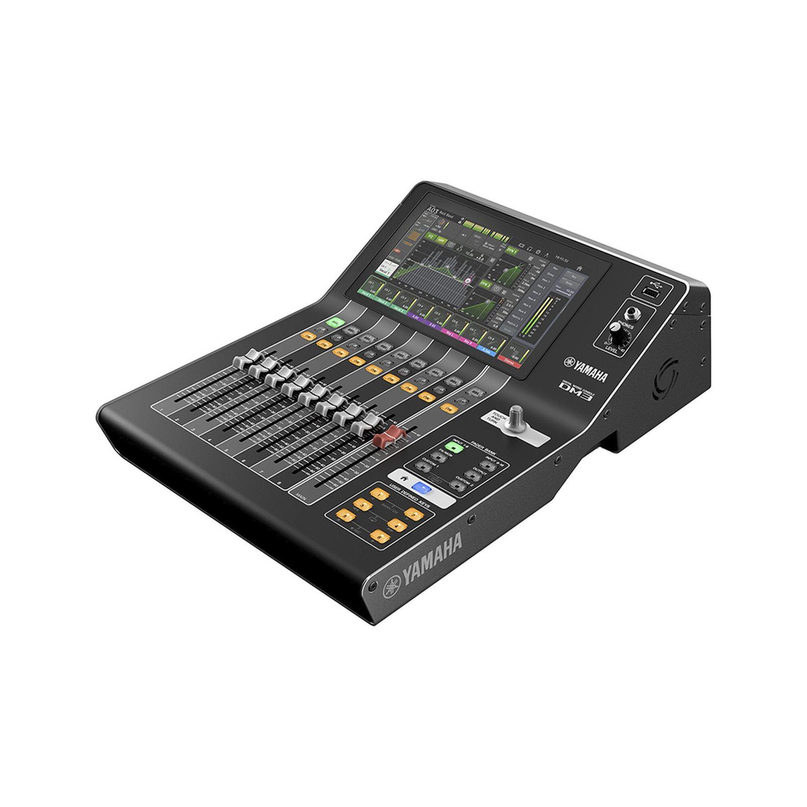 Mezcladora digital  para grabación o en vivo 16 x 8 pantalla tactil 9″ con puertos Dante incorporado DM3 - YAMAHA