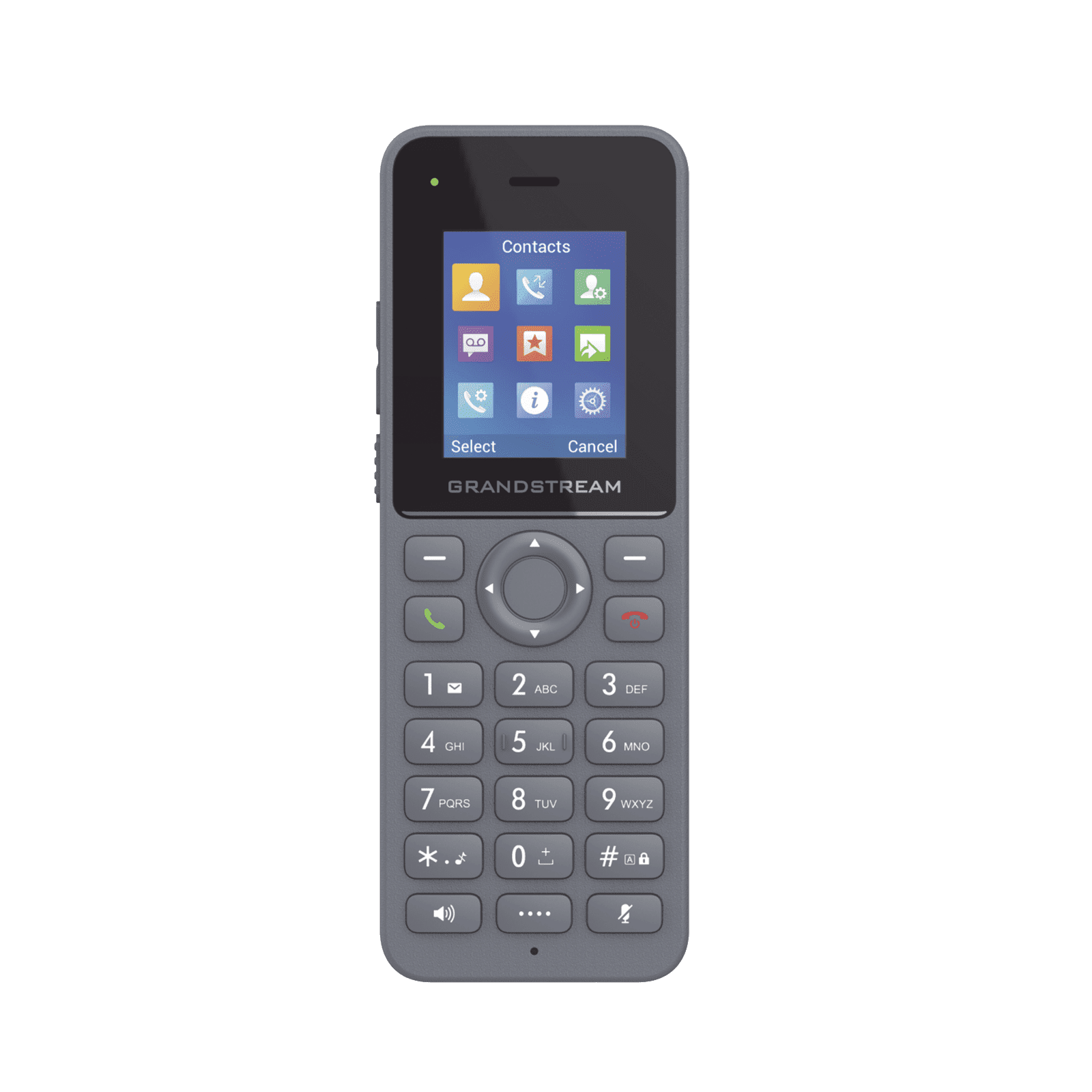 Teléfono Inalámbrico DECT HD, Hasta 20 cuentas SIP por sistema, Conferencia de audio de 3 vías, Audio HD DP725 - Grandstream