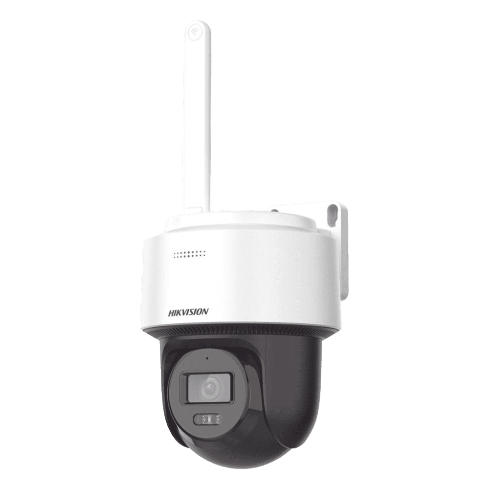 PT IP 4 Megapixel / Lente 4 mm / 30 mts IR / Exterior IP66 / Wi-Fi / dWDR / H.265+ / ACUSENSE Lite / Autoseguimiento / Micrófono y Bocina Interconstruido / Micro SD / Se Conecta Directo a la App de Hik-Connect / Montaje Techo o Pared DS-2DE2C400IWG/W(W)
