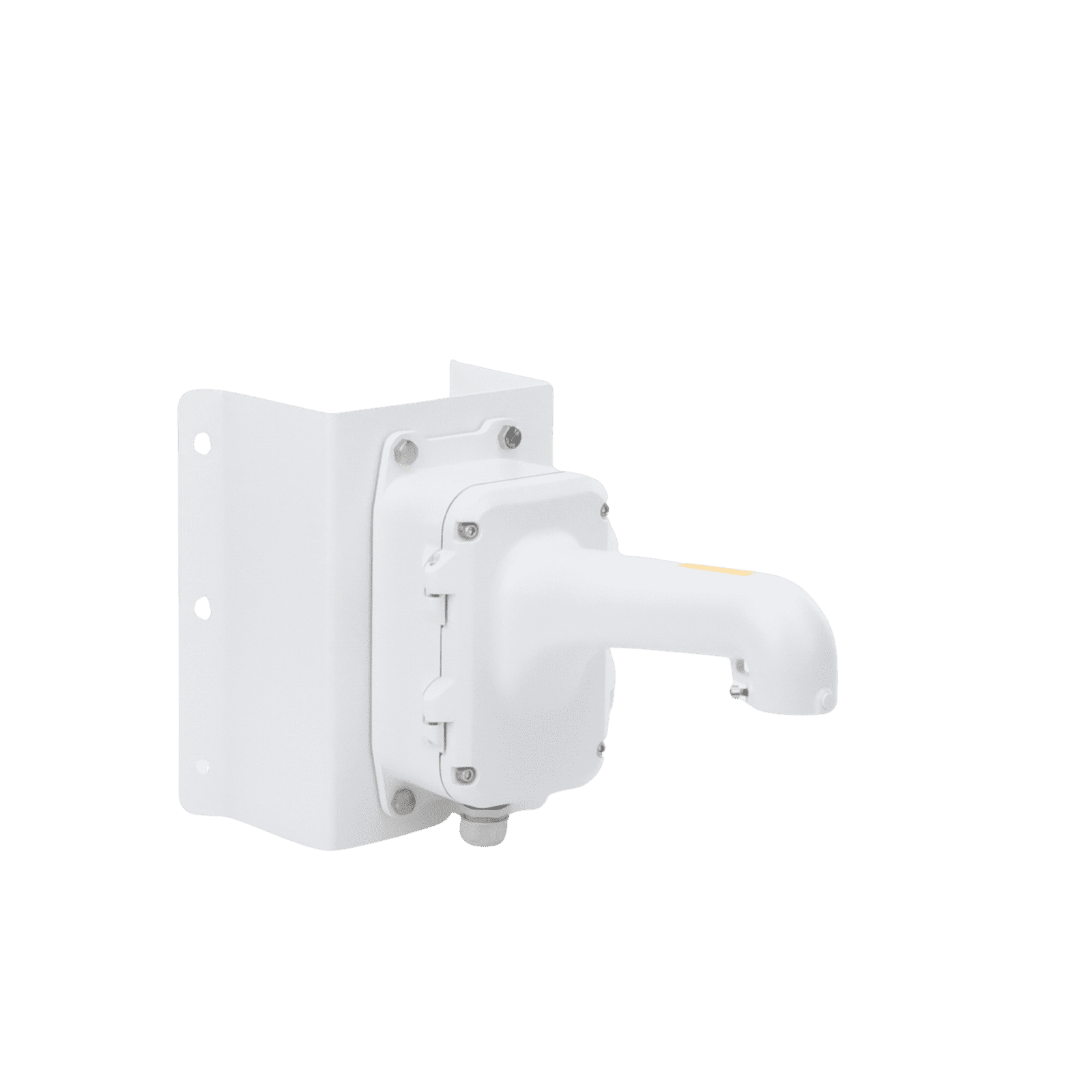 Montaje de Esquina con Caja de Conexión para Domos PTZ epcom y HIKVISION / Fabricado con Aleación de Aluminio y Acero DS-1604ZJ-BOX-CORNER - HIKVISION