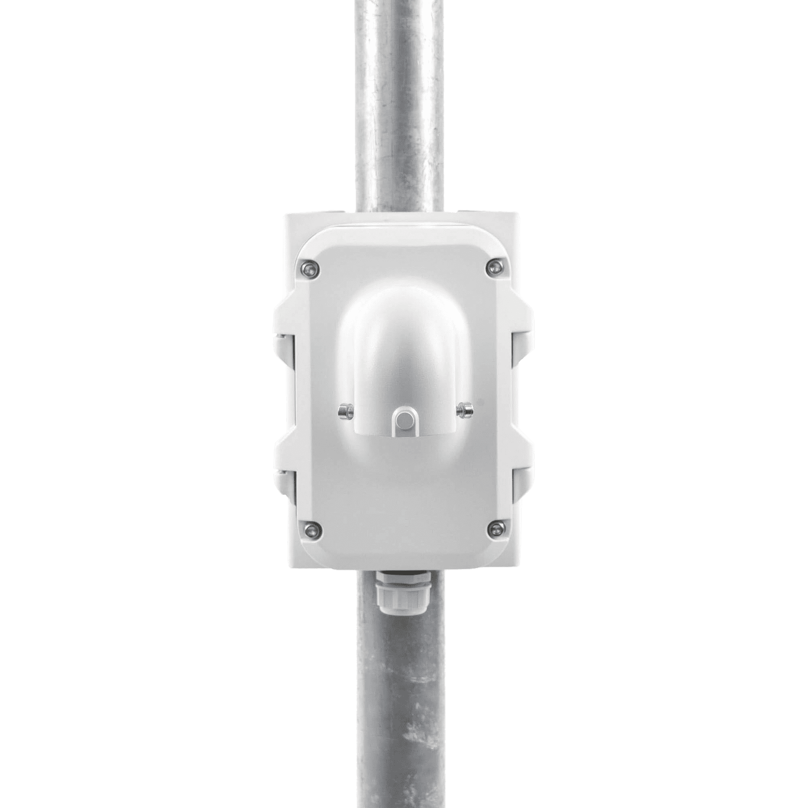 Montaje de Poste para Domos Hikvision / Color Blanco / Uso en Exterior DS-1604ZJ-POLE - HIKVISION