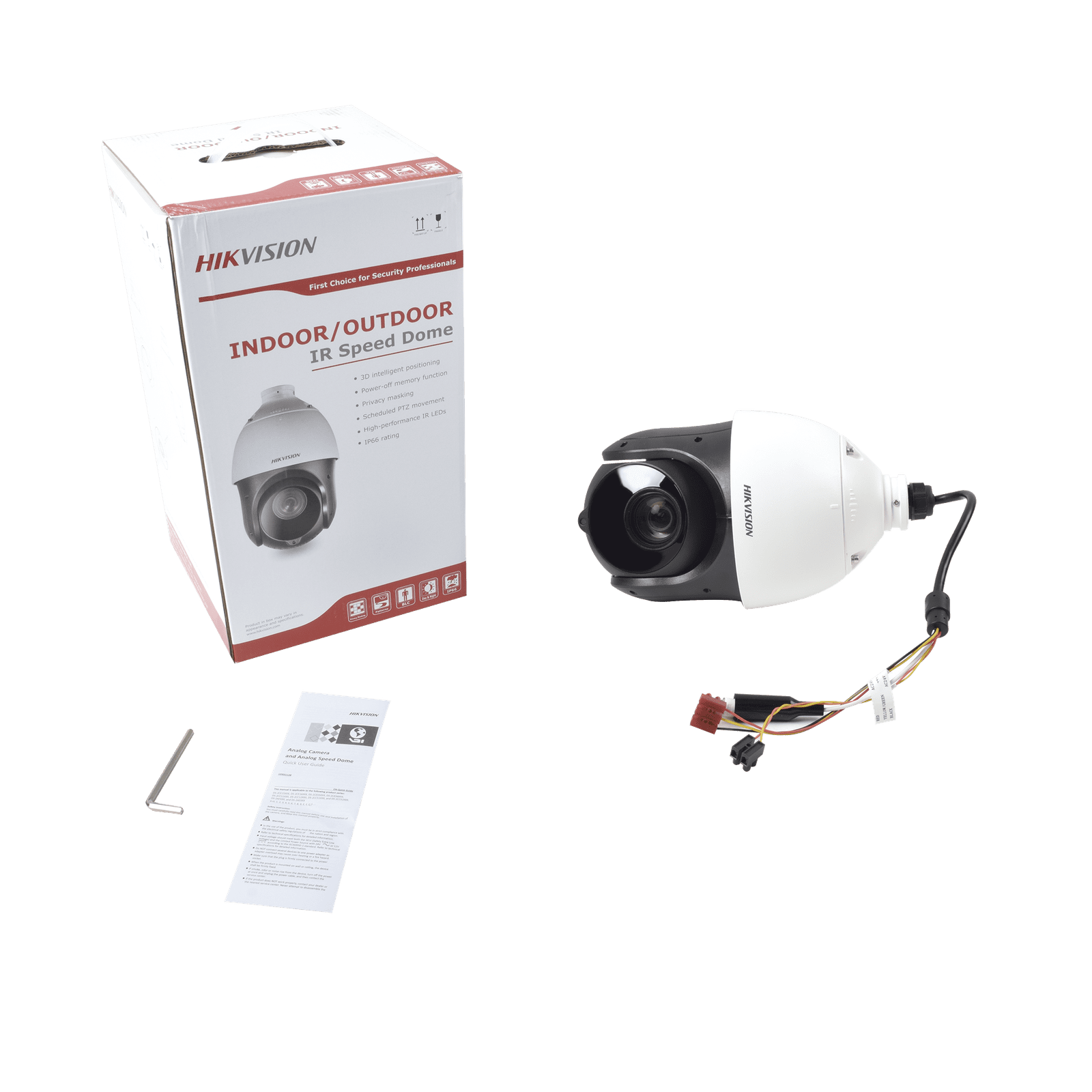 Domo PTZ TurboHD 2 Megapixel (1080P) / 15X Zoom / 100 mts IR EXIR / Exterior IP66 / WDR 120 dB / RS-485 / Ultra Baja Iluminación DS-2AE4215TI-D(E) - HIKVISION