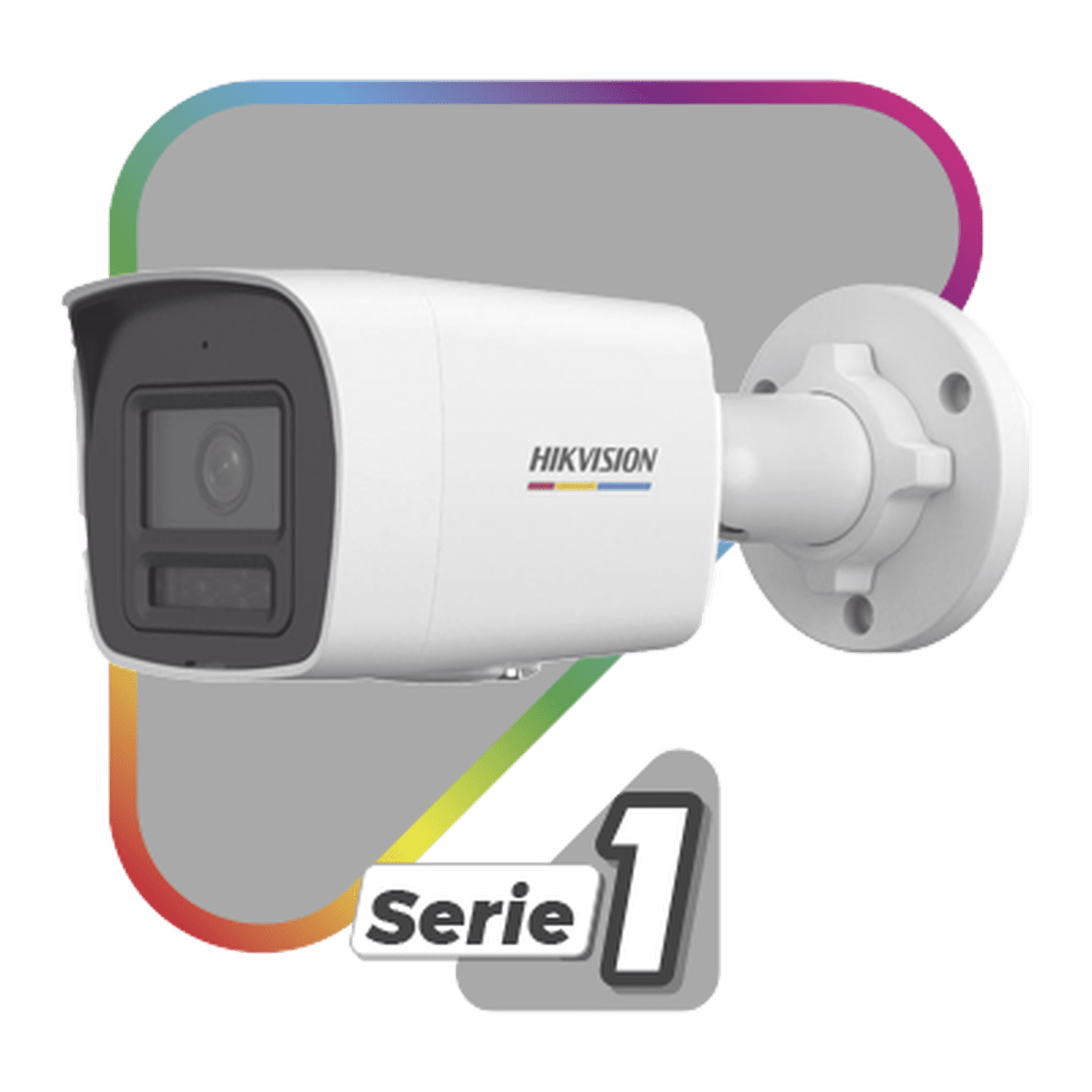[Dual Light + ColorVu] Bala IP 2 Megapixel / Lente 2.8 mm / 30 mts IR + 30 mts Luz Blanca / Micrófono Integrado / ACUSENSE Lite / Exterior IP67 / WDR 120 dB / PoE / Micro SD / ONVIF DS-2CD1027G2H-LIUF - HIKVISION