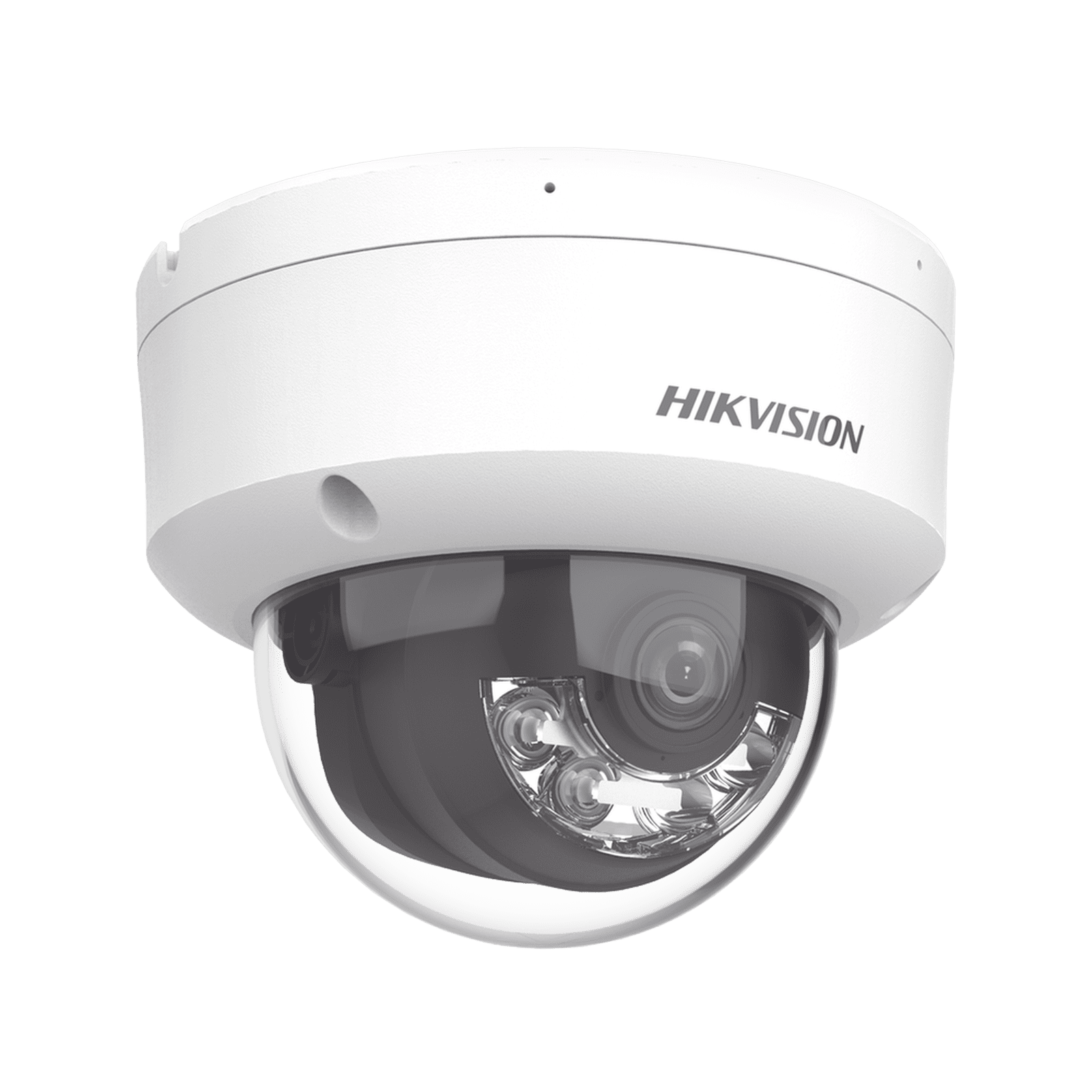 [Dual Light] Domo IP 2 Megapixel / Lente 2.8 mm / 30 mts IR + 20 mts Luz Blanca / Micrófono Integrado / Antivandálico IK08 / ACUSENSE Lite / Exterior IP67 / H.265 / PoE / ONVIF DS-2CD1123G2-LIU - HIKVISION