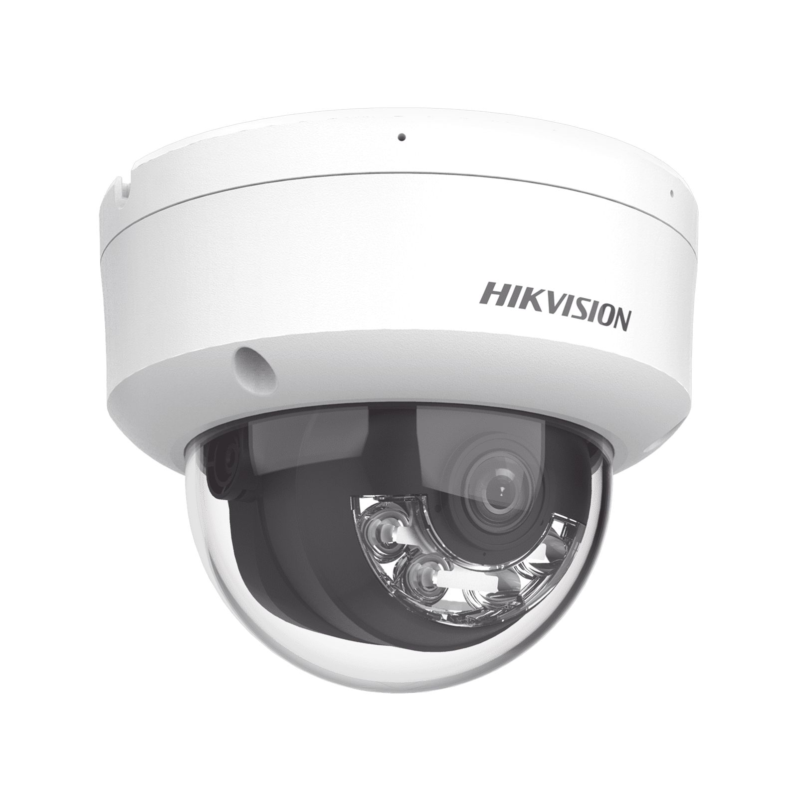 [Dual Light] Domo IP 2 Megapixel / Lente 2.8 mm / 30 mts IR + 30 mts Luz Blanca / Micrófono Integrado / Antivandálico IK08 / ACUSENSE Lite / Exterior IP67 / H.265 / PoE / ONVIF / Micro SD DS-2CD1123G2-LIU(F) - HIKVISION
